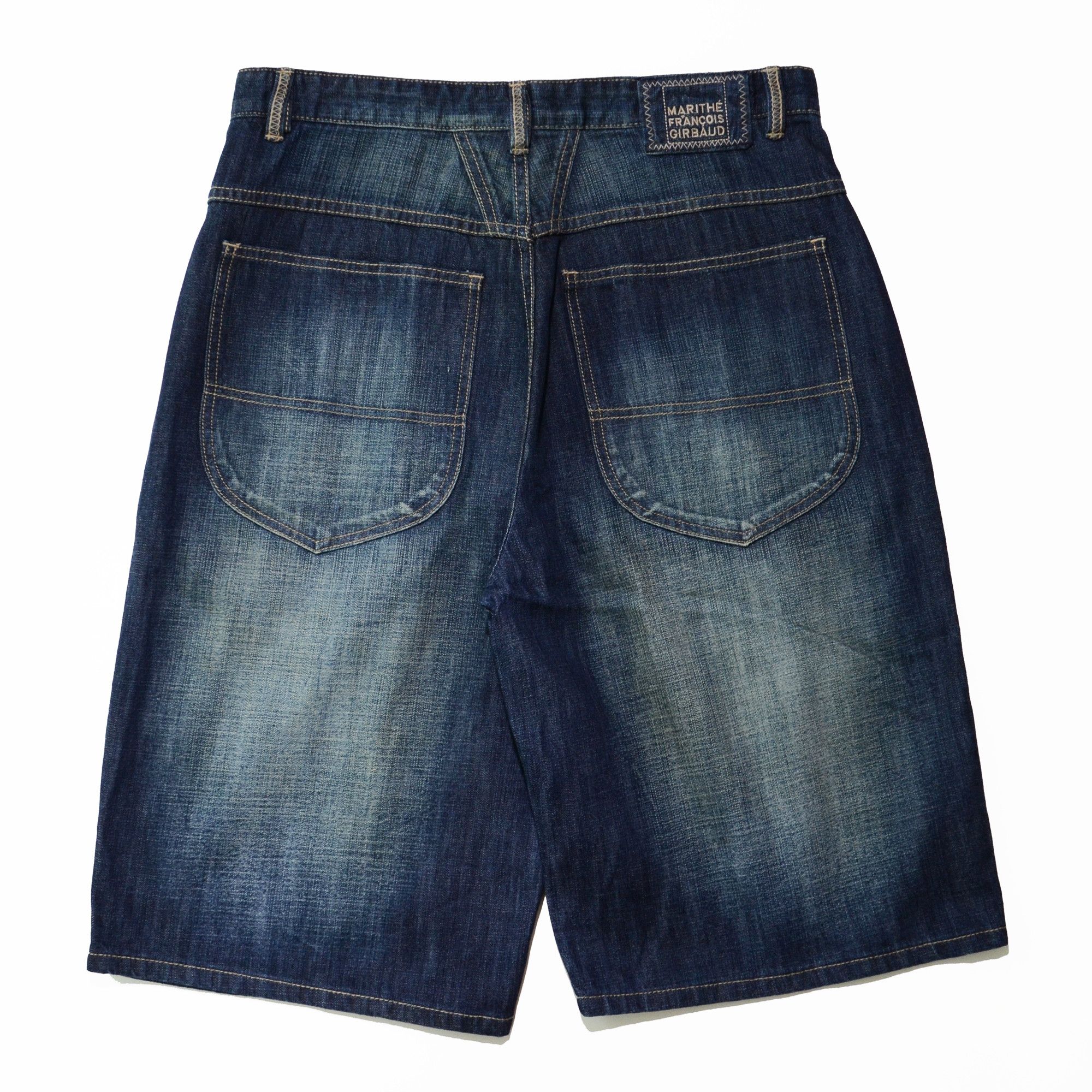 Marithe + Francois Girbaud M+FG Jorts W32 Denim 2006 Carft Y2K Streetwear Size US 32 / EU 48 - 3 Thumbnail