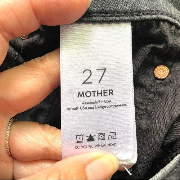 MOTHER MOTHER The Weekender Fray Mid Rise Flare Leg Jeans - 27" Size 27" / US 4 / IT 40 - 9 Thumbnail