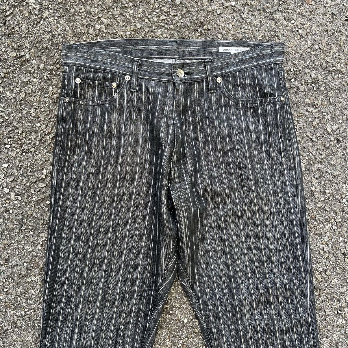 Hysteric Glamour Semantic Design Japan Flare Stripes Bootcut Pants Size US 31 - 3 Thumbnail