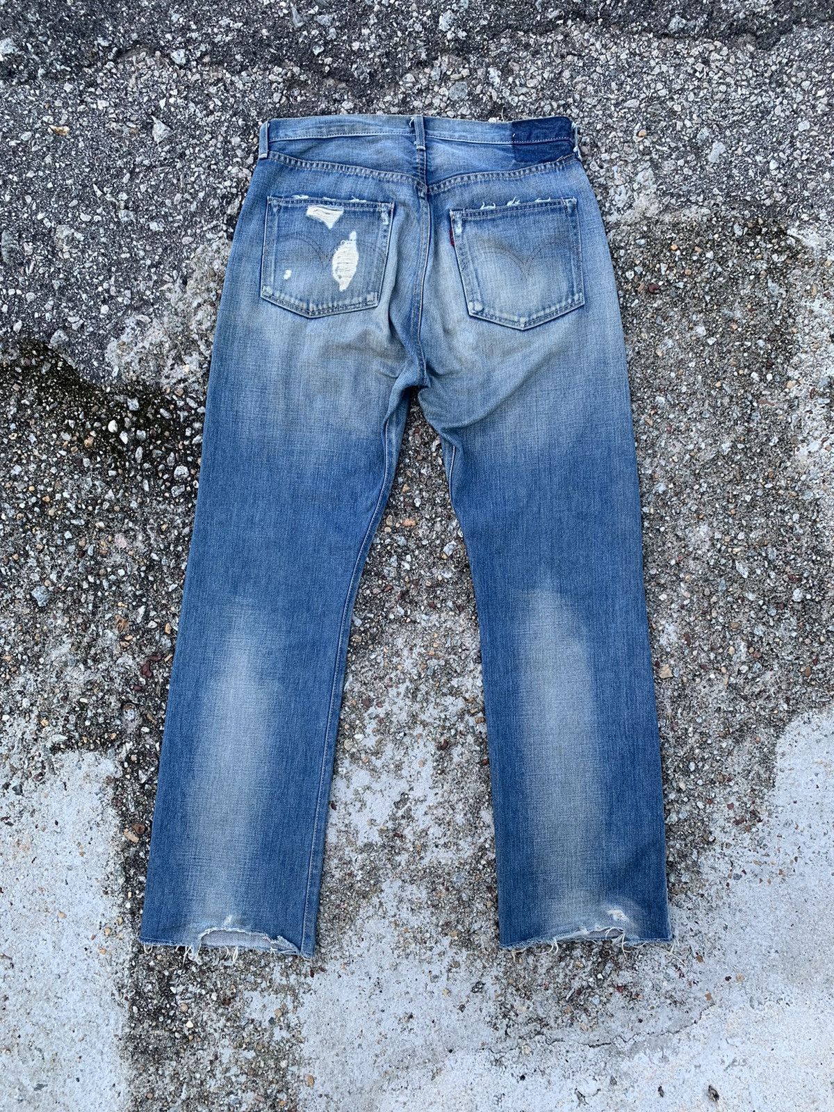 Levi's VINTAGE LEVIS 501 BIG E LVC DISTRESSED DENIM Size US 34 / EU 50 - 12 Thumbnail