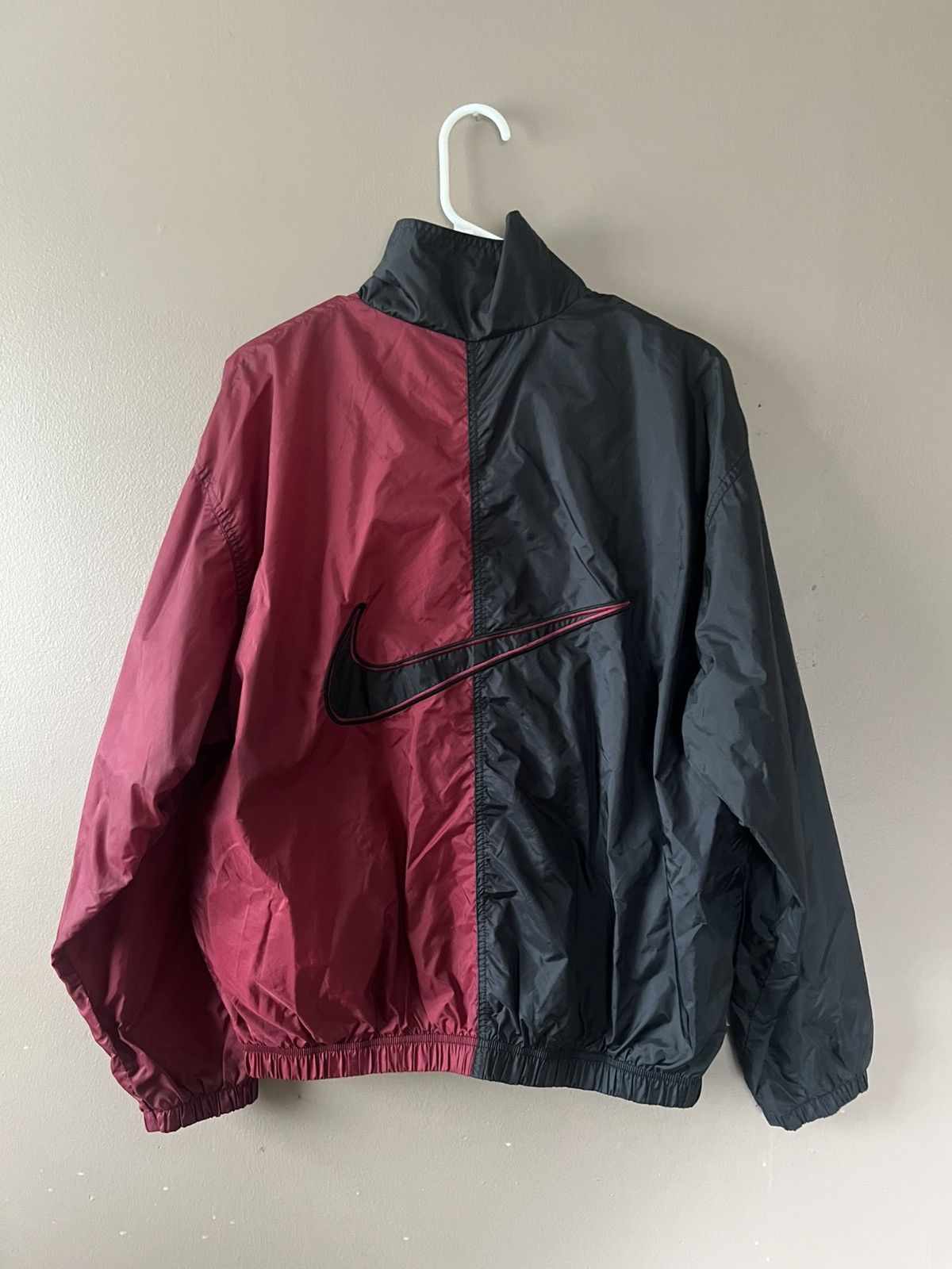 Nike Vintage 90s Nike windbreaker 2 tone jacket Size US M / EU 48-50 / 2 - 2 Thumbnail