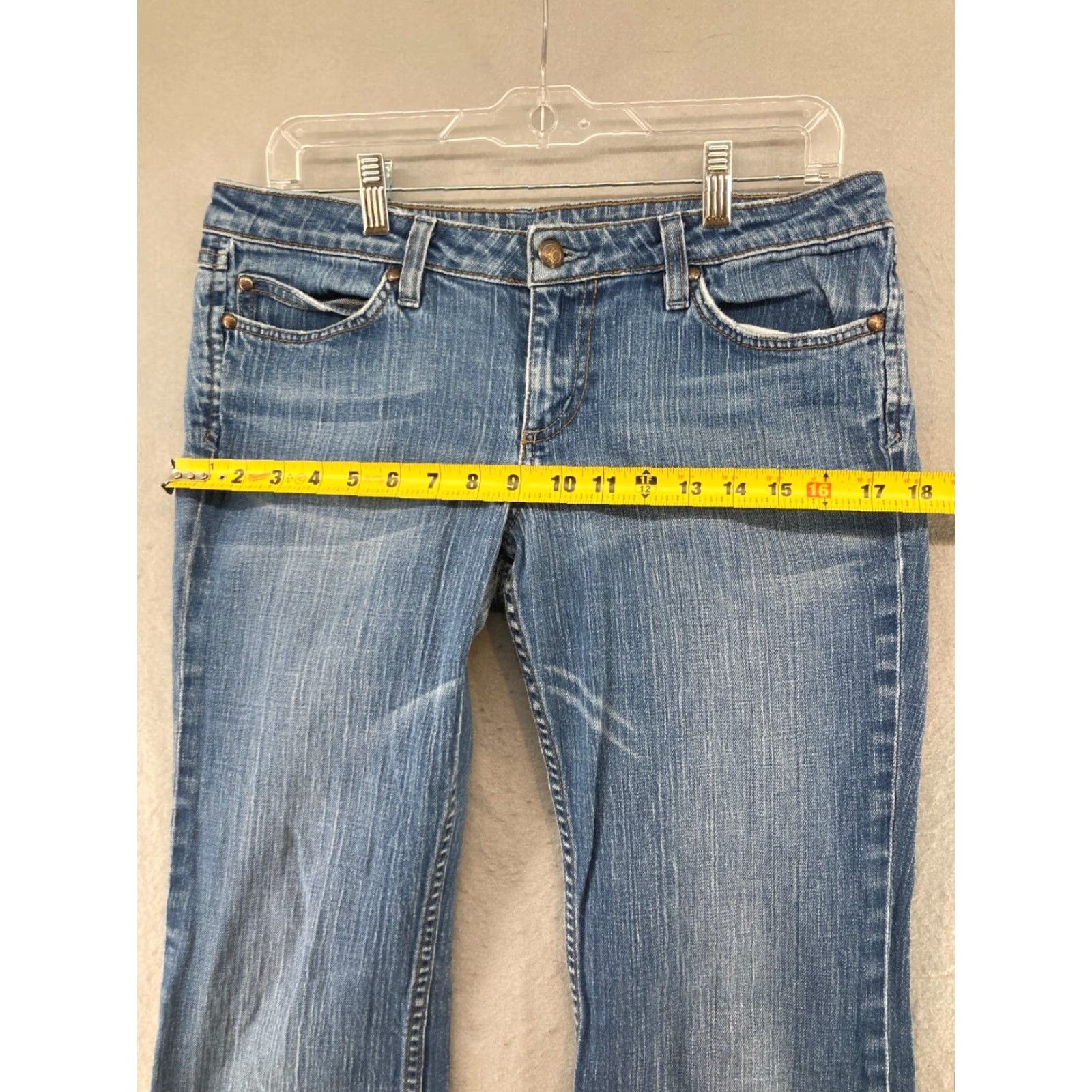 Juicy Couture Juicy Couture Jeans Women's Blue Flare Stretch 30 Regular Denim USA Made Flared 90s Theme Womens Size 30" / US 8 / IT 44 - 3 Thumbnail