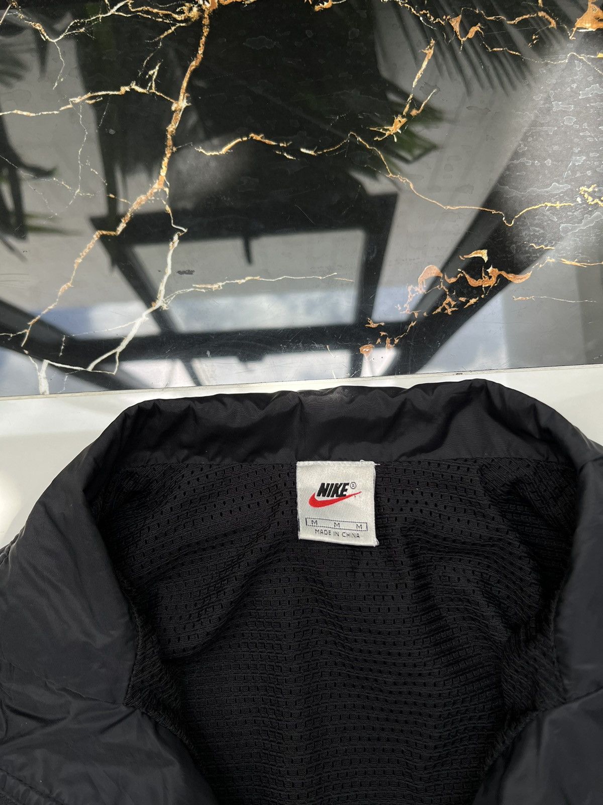 Nike × Vintage 90’s NIKE RARE BASKETBALL RETRO Y2K SWOOSH LOGO JACKET Size US M / EU 48-50 / 2 - 5 Thumbnail