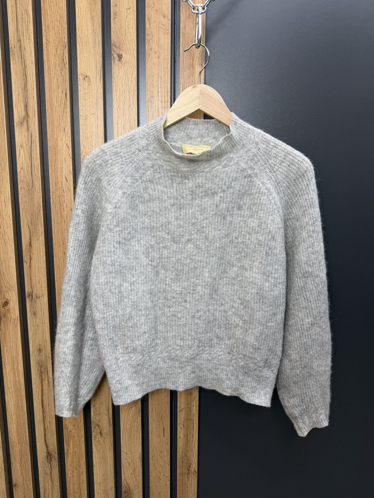 Sezane Sezane La Maille Grey Baby Alpaca Blend Sweater Womens XS Size XS / US 0-2 / IT 36-38 - 1 Thumbnail