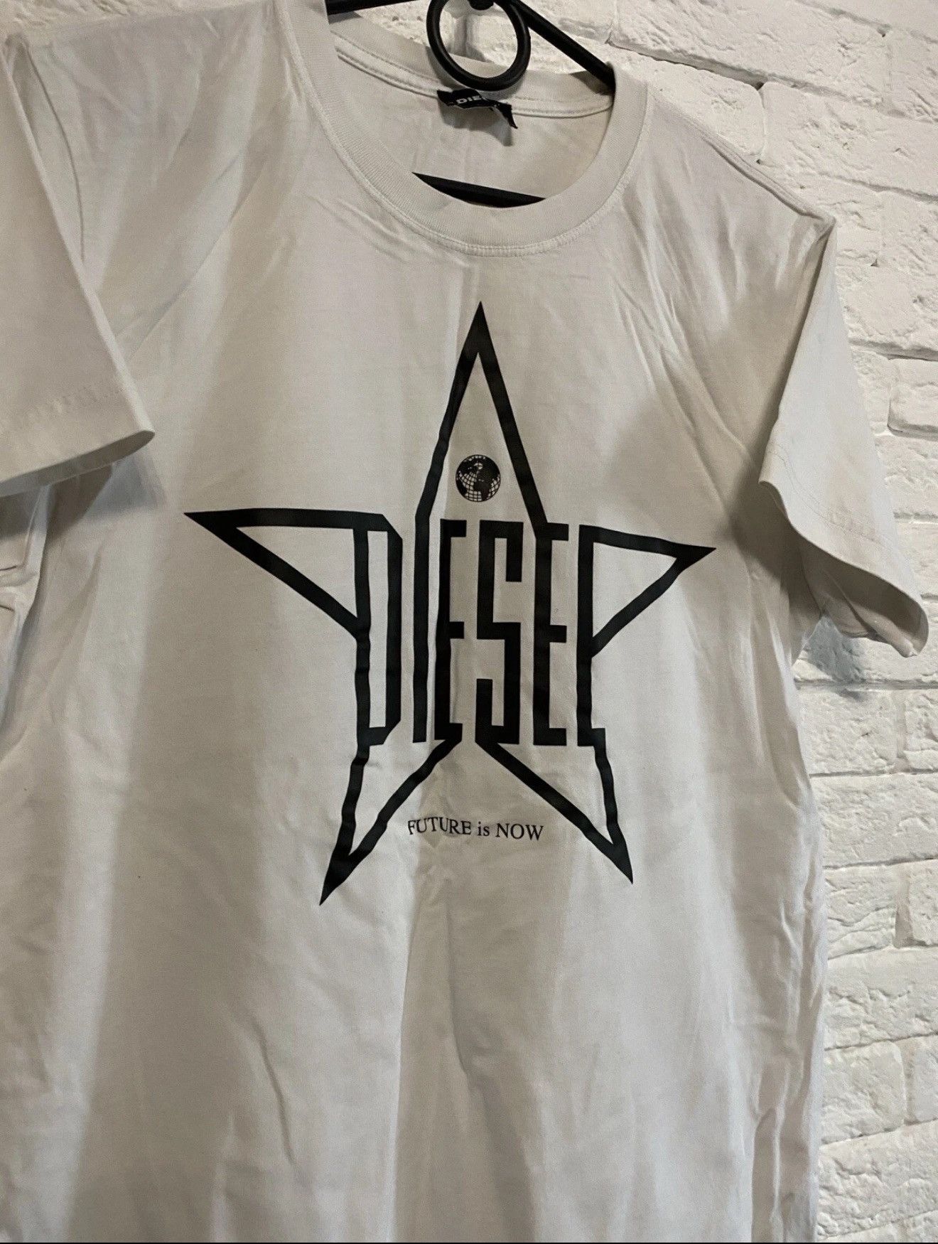Diesel Diesel Tshirt Star Big Logo Tee Sz M Size US M / EU 48-50 / 2 - 2 Thumbnail