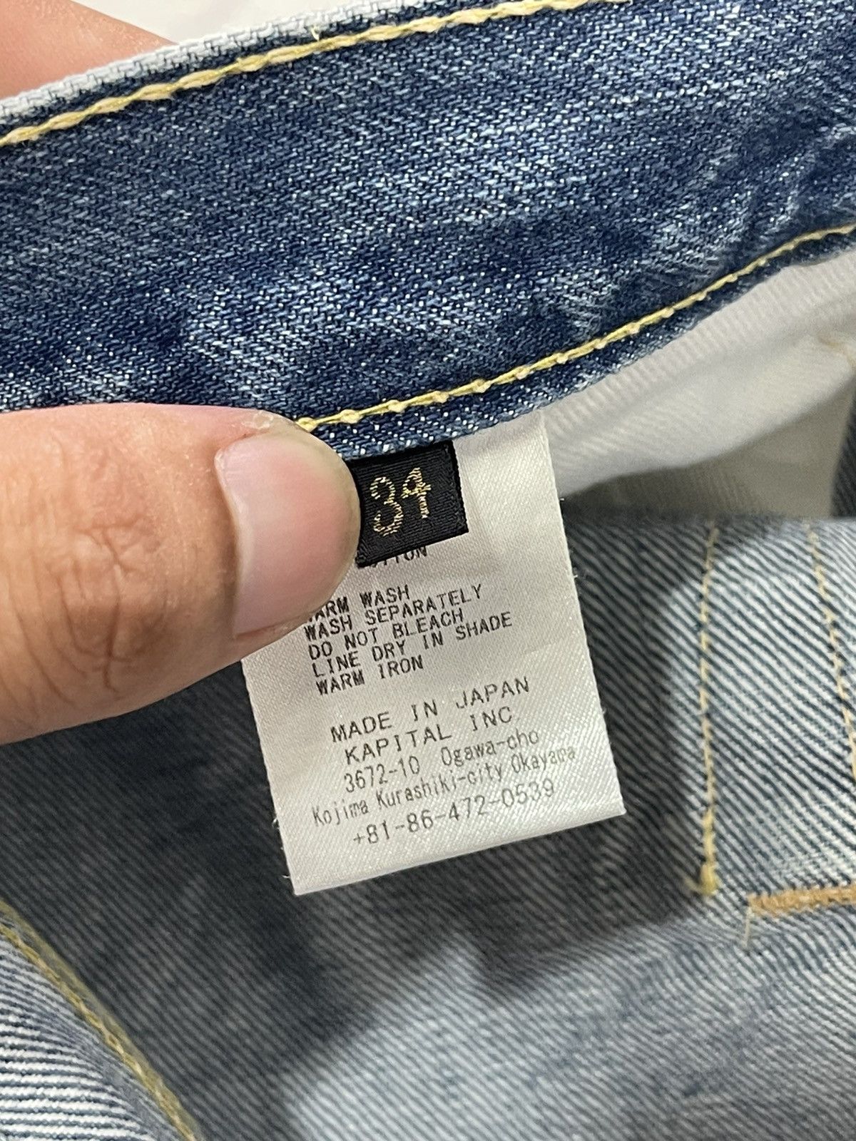 Kapital Kapital Faded Wash Denim Size US 32 / EU 48 - 17 Thumbnail