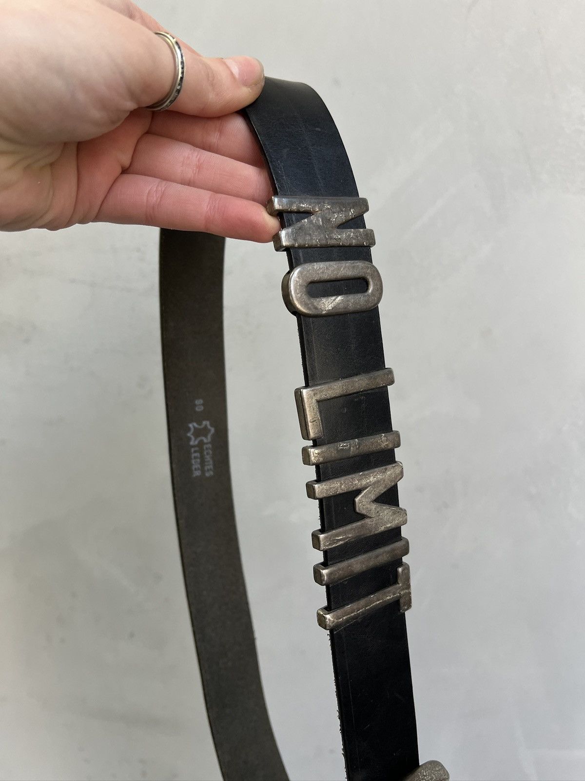 Other Leather avant garde no Limit ann demeulemeester style belt Size ONE SIZE - 4 Thumbnail
