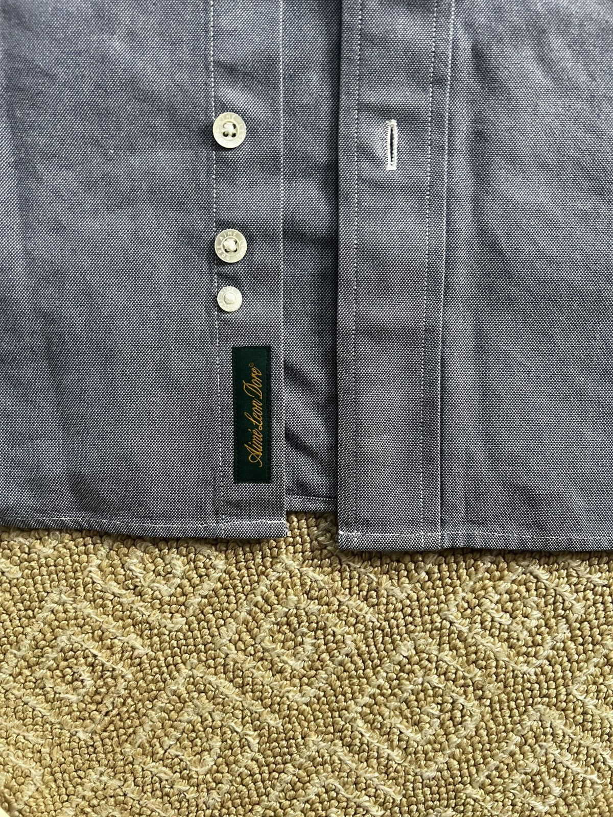 Aime Leon Dore AIME LEON DORE A-WING PATCH OXFORD SHIRT - SLATE BLUE Size US M / EU 48-50 / 2 - 4 Thumbnail