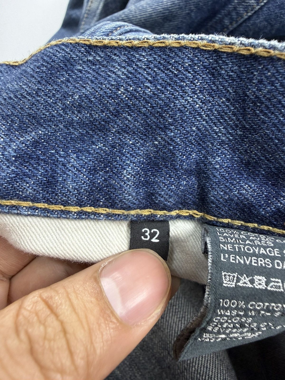 Celine Celine Triomphe Gold Buckle Jeans Size US 32 / EU 48 - 15 Thumbnail