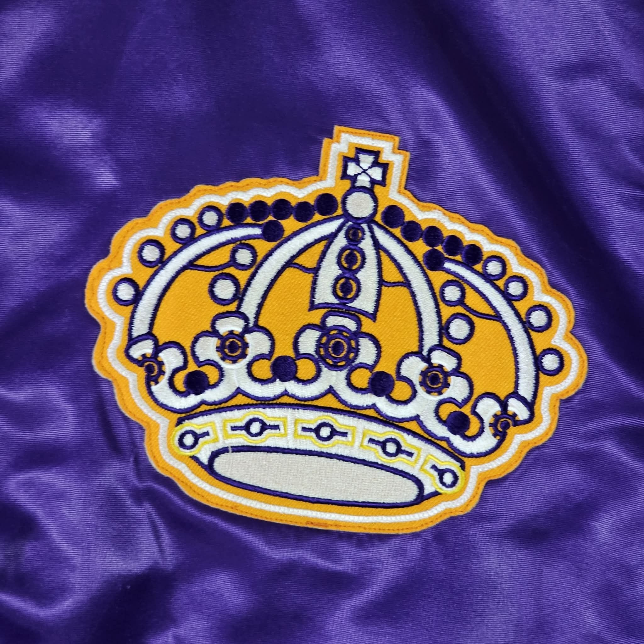 NHL Los Angeles Kings Vintage 80s Starter Satin Bomber Jacket Size US L / EU 52-54 / 3 - 4 Thumbnail