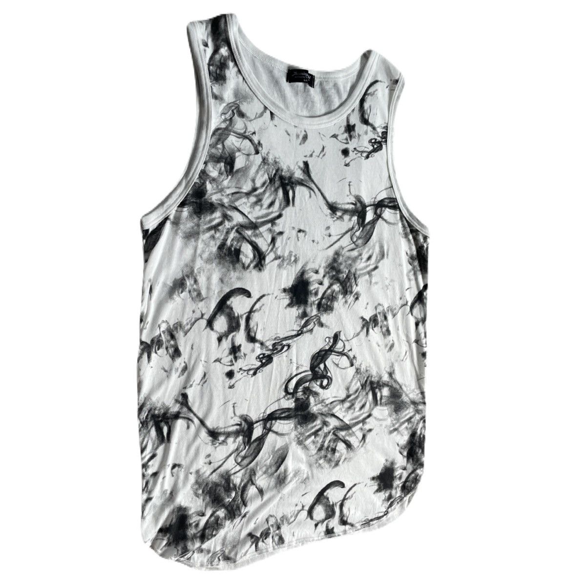 If Six Was Nine 2000s Japanese archive Vkei Smoke Graphic Tank top Y2K Size US S / EU 44-46 / 1 - 3 Thumbnail