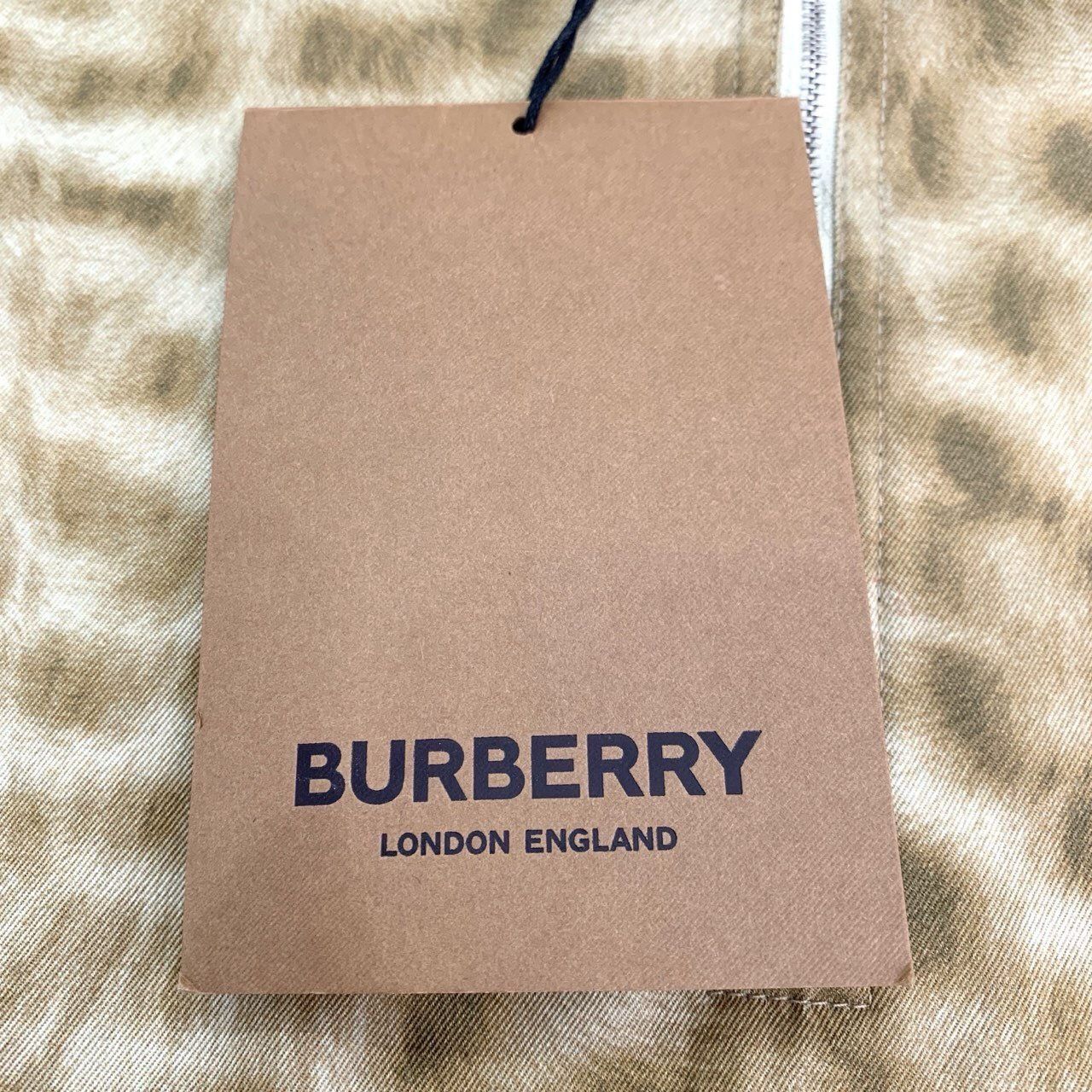 Burberry Burberry Leopard Print Half-Zip Short-Sleeve Shirt Size US XS / EU 42 / 0 - 7 Thumbnail