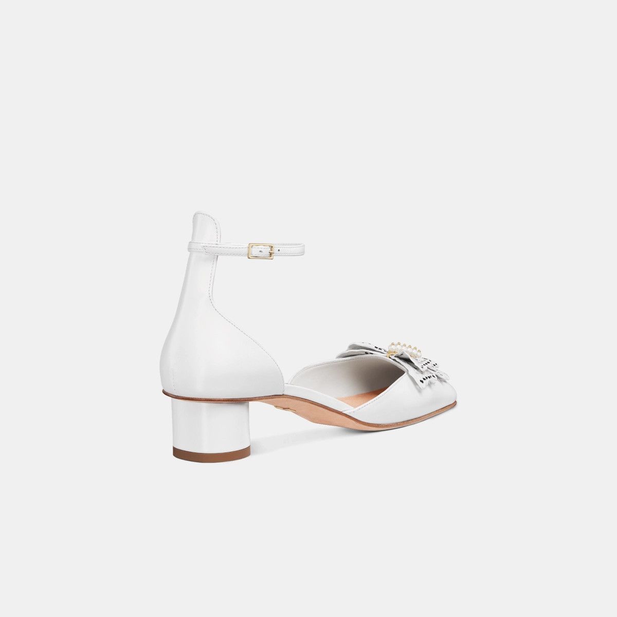 Dior o1bcso1str0225 Tale Pump in White Size US 10 / IT 40 - 3 Thumbnail
