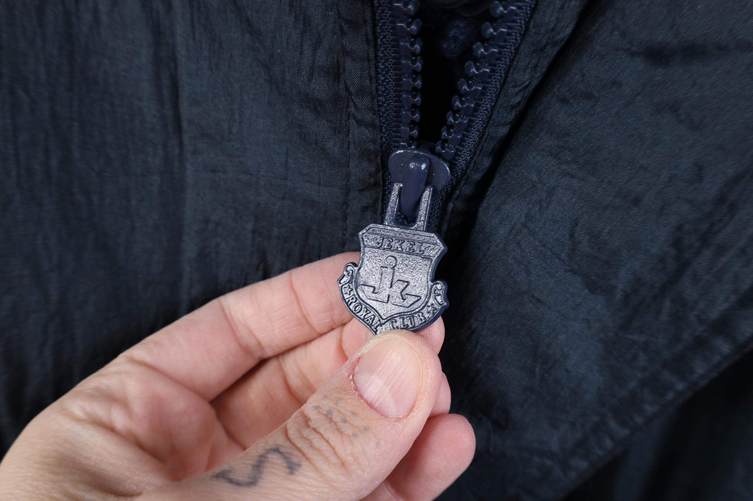 Vintage Deadstock Vintage 90s Streetwear Block Hooded Parka Jacket Size US L / EU 52-54 / 3 - 5 Thumbnail