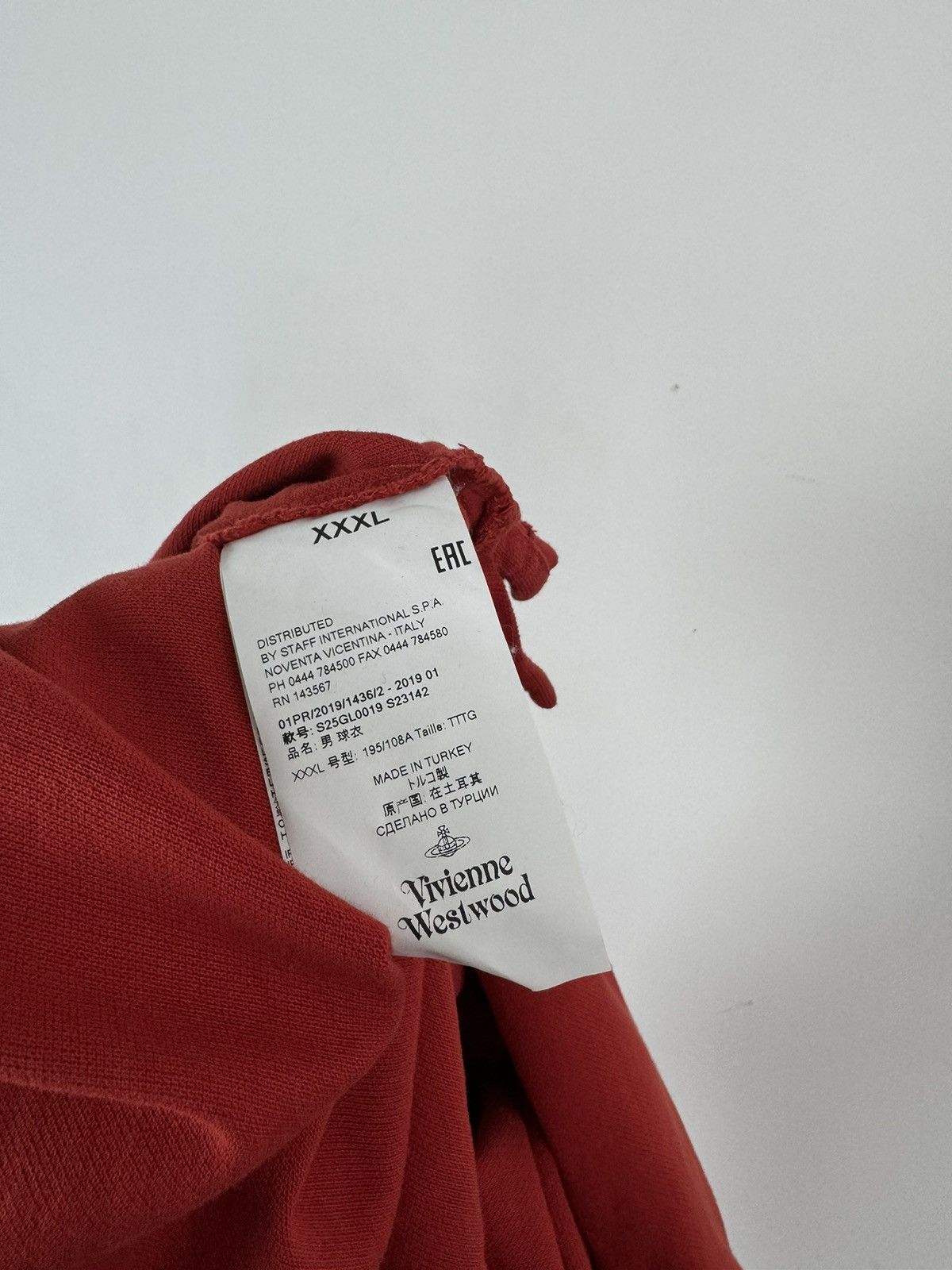 Vivienne Westwood Vivienne Westwood Basic Logo Long Sleeve Shirt Size US XXL / EU 58 / 5 - 4 Thumbnail
