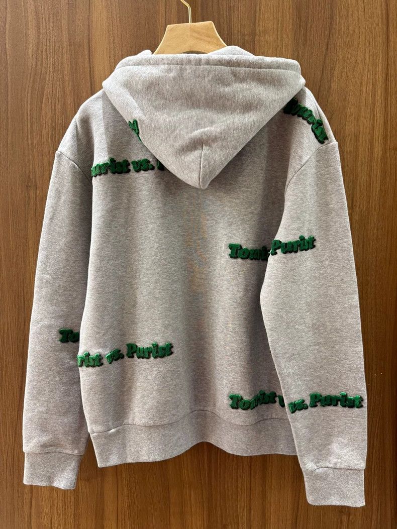 Louis Vuitton Louis Vuitton Grey Tourist monogrammed hoodie Size US M / EU 48-50 / 2 - 2 Thumbnail