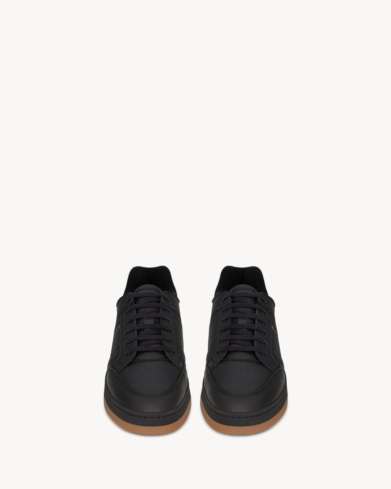 Saint Laurent Paris o1b1hav111125 690789 SL/61 Low Top Sneakers in Noir Size US 9 / EU 42 - 2 Thumbnail