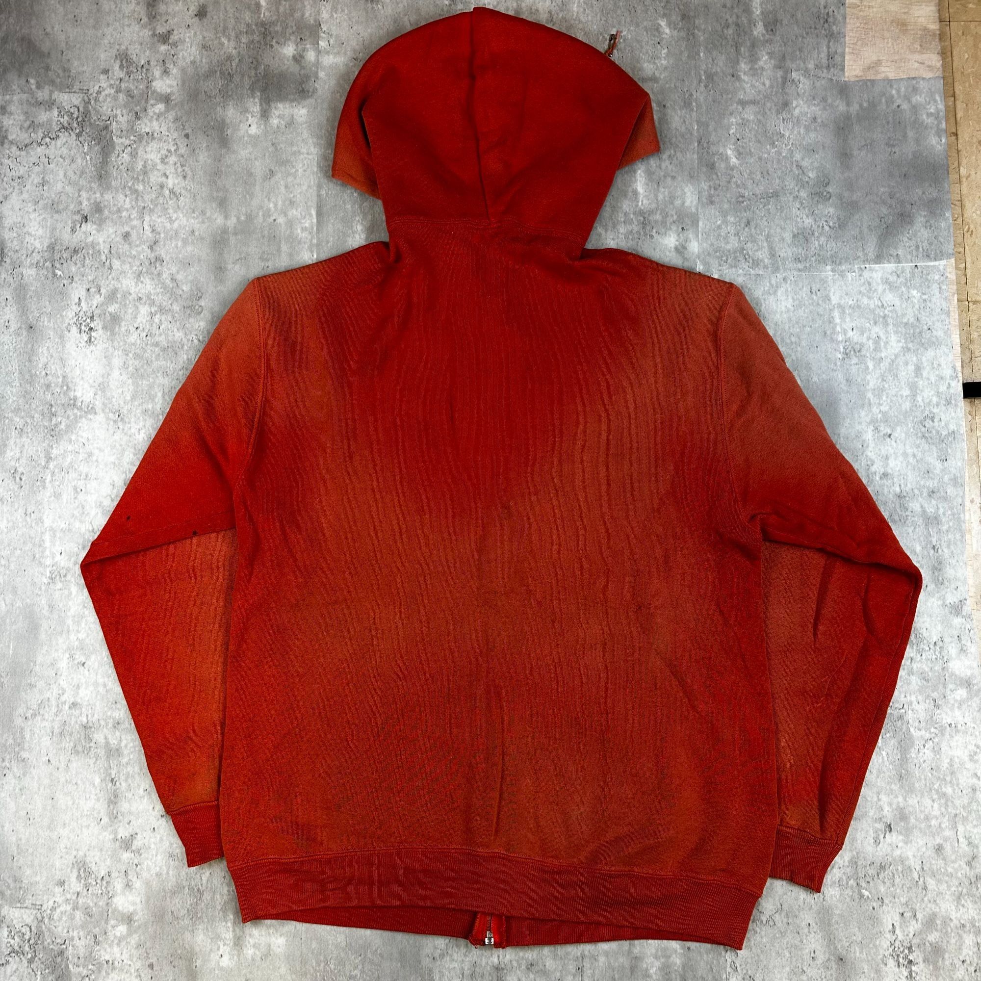 Russell Athletic Vintage Orange 70's Russell Athletic Zip-Up Hoodie Size US L / EU 52-54 / 3 - 2 Thumbnail