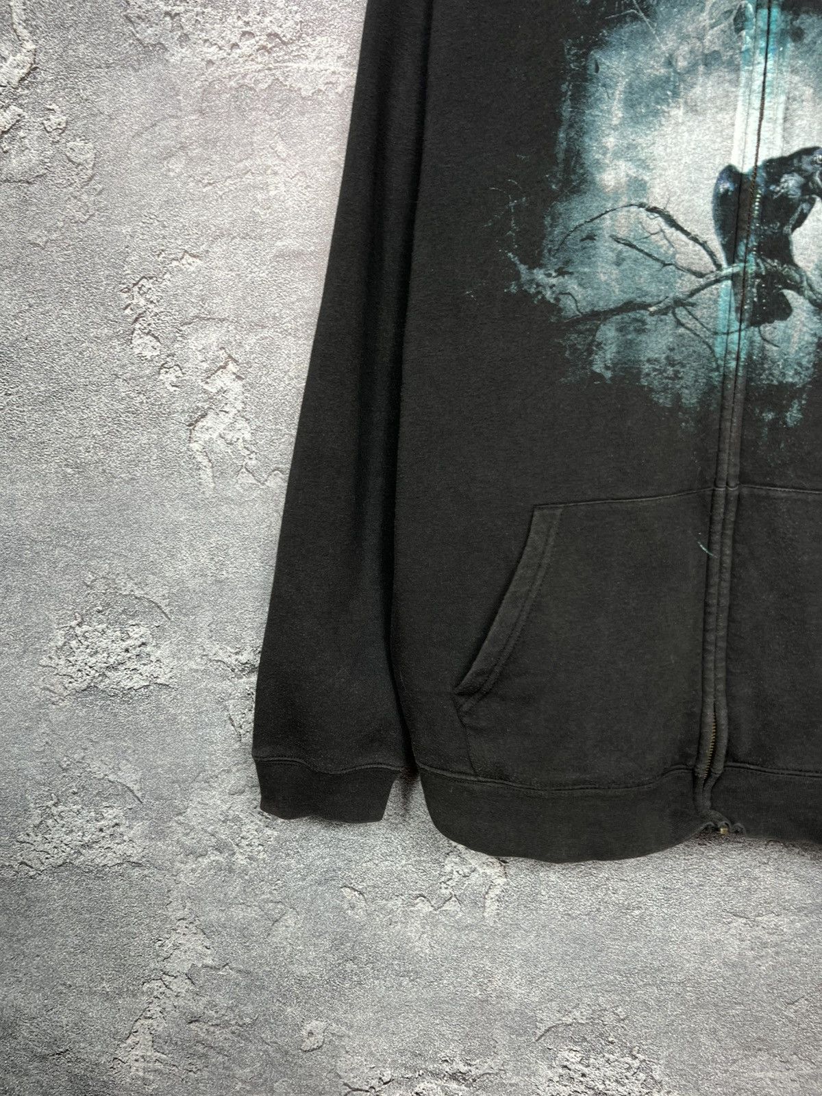 Band Tees Vintage Eluveicig Faded Band Zip Hoodie Size Xl Size US XL / EU 56 / 4 - 4 Thumbnail