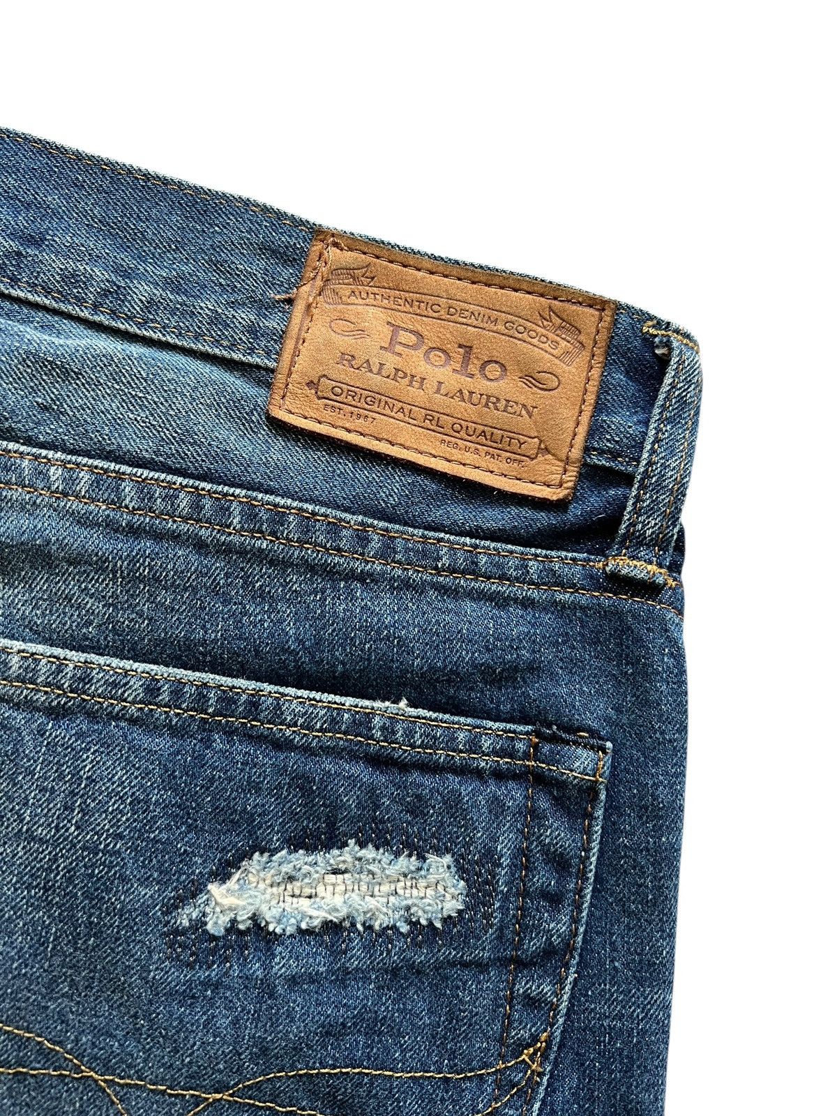 Polo Ralph Lauren Polo Ralph Lauren ‘The Sullivan Slim” Distressed Jeans Size US 36 / EU 52 - 10 Thumbnail