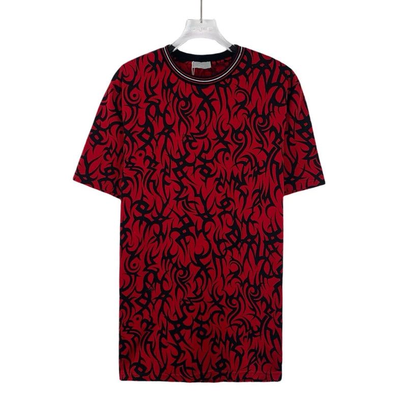 Dior Dior Red tattooed totem printed cotton round-neck short-sl Size US XL / EU 56 / 4 - 1 Thumbnail