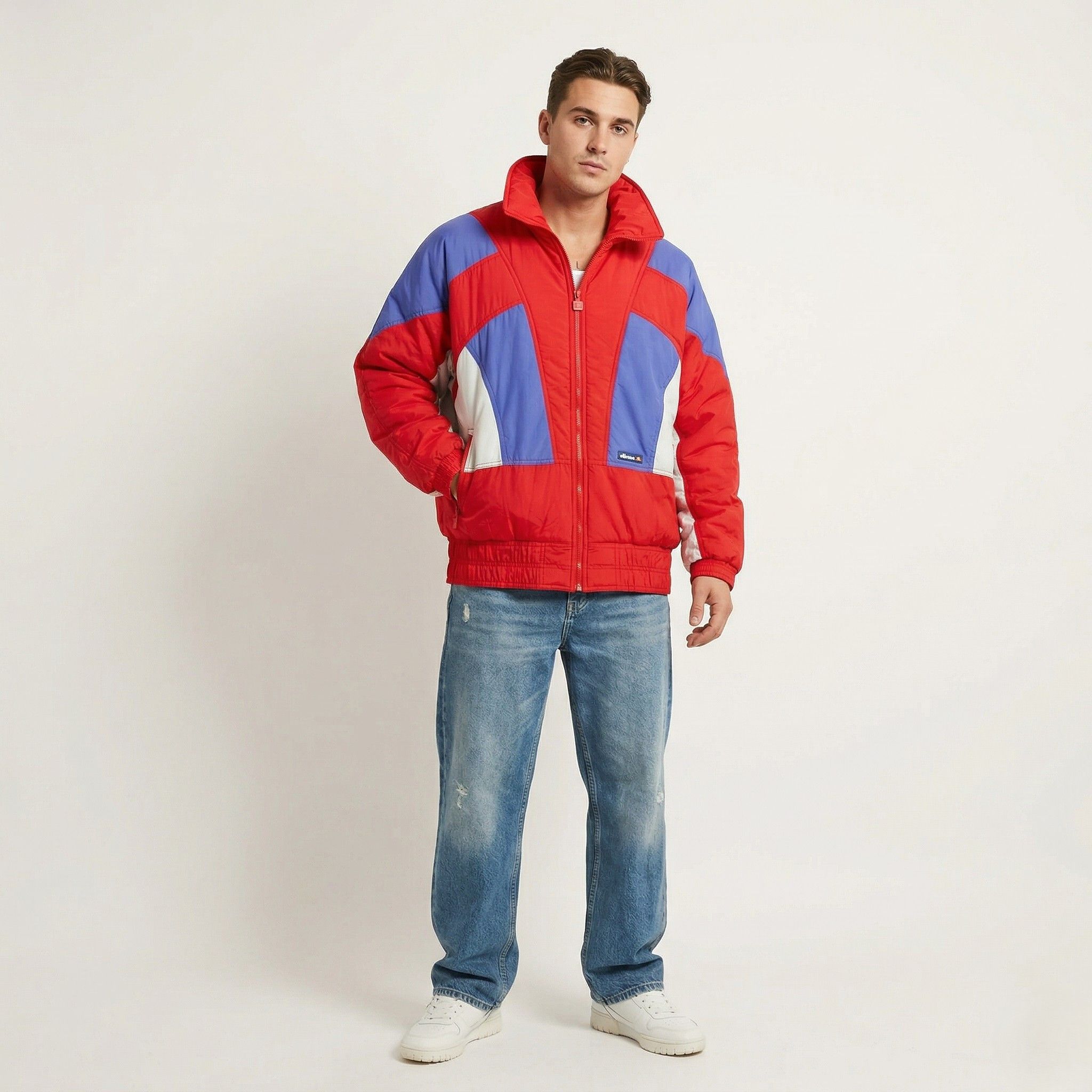 Ellesse MICRO By Ellesse Mens 54 L Jacket Ski Red Italy 5357 Size US L / EU 52-54 / 3 - 1 Thumbnail