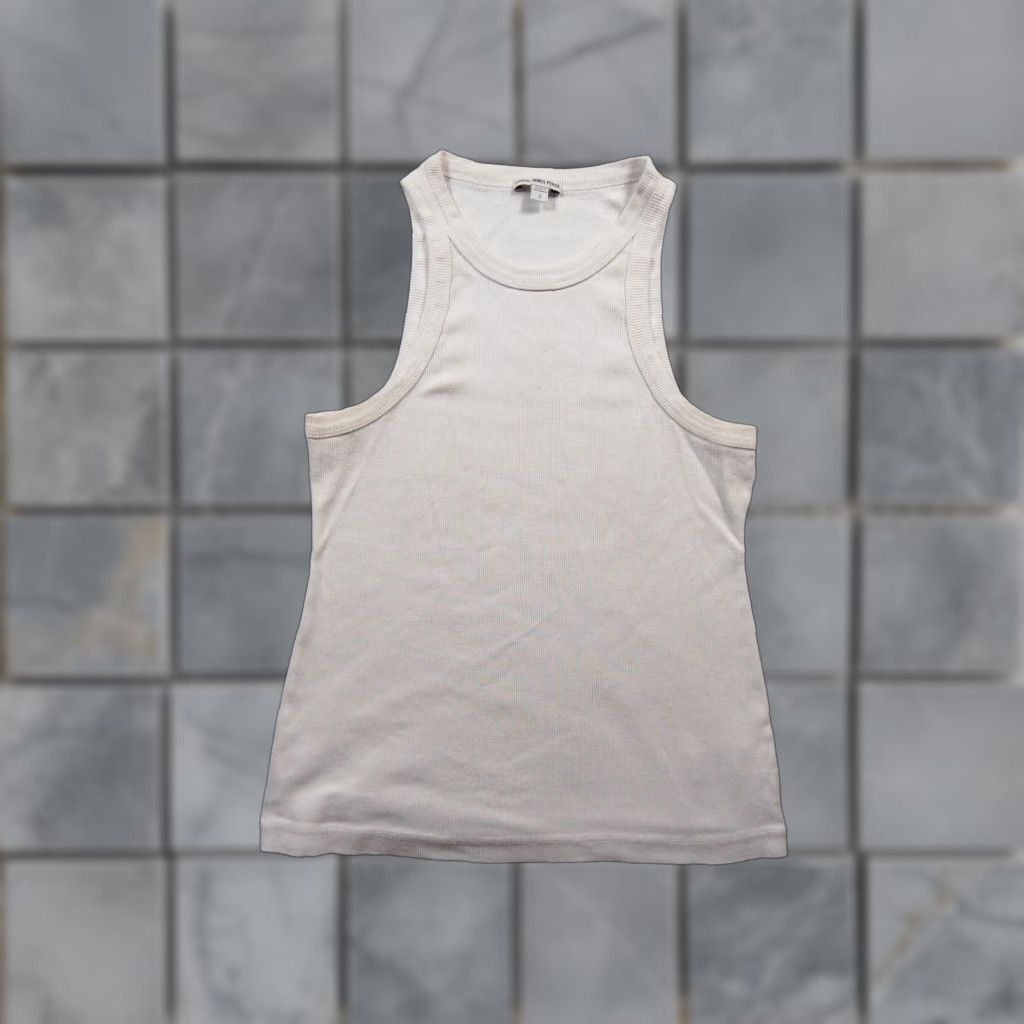 James Perse James Perse Shirt Womens Adult 2 White Tank Top Ribbed Basic Sleeveless Casual Size XS / US 0-2 / IT 36-38 - 1 Thumbnail