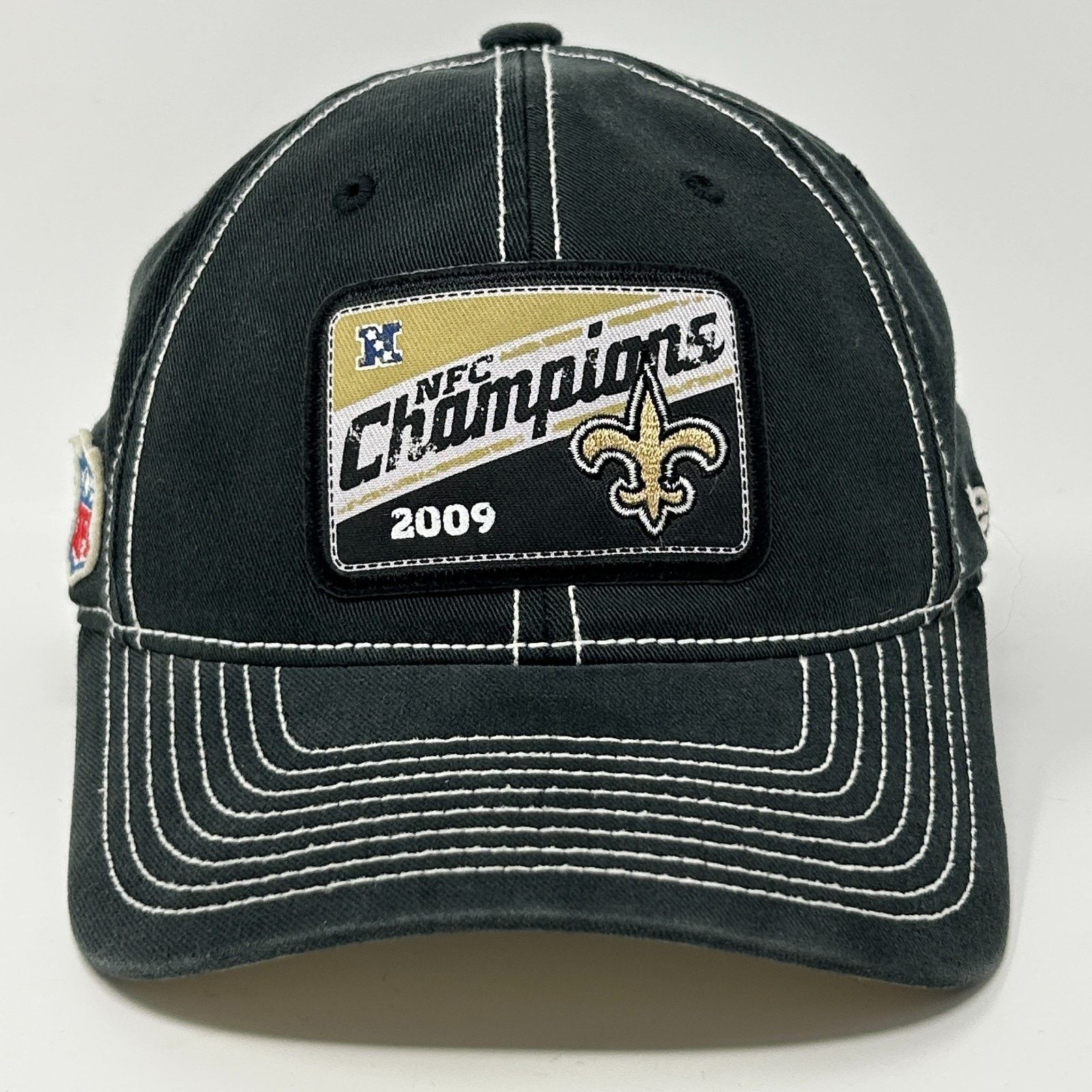 Reebok New Orleans Saints 2009 NFC Champions Hat Baseball Cap Size ONE SIZE - 1 Thumbnail