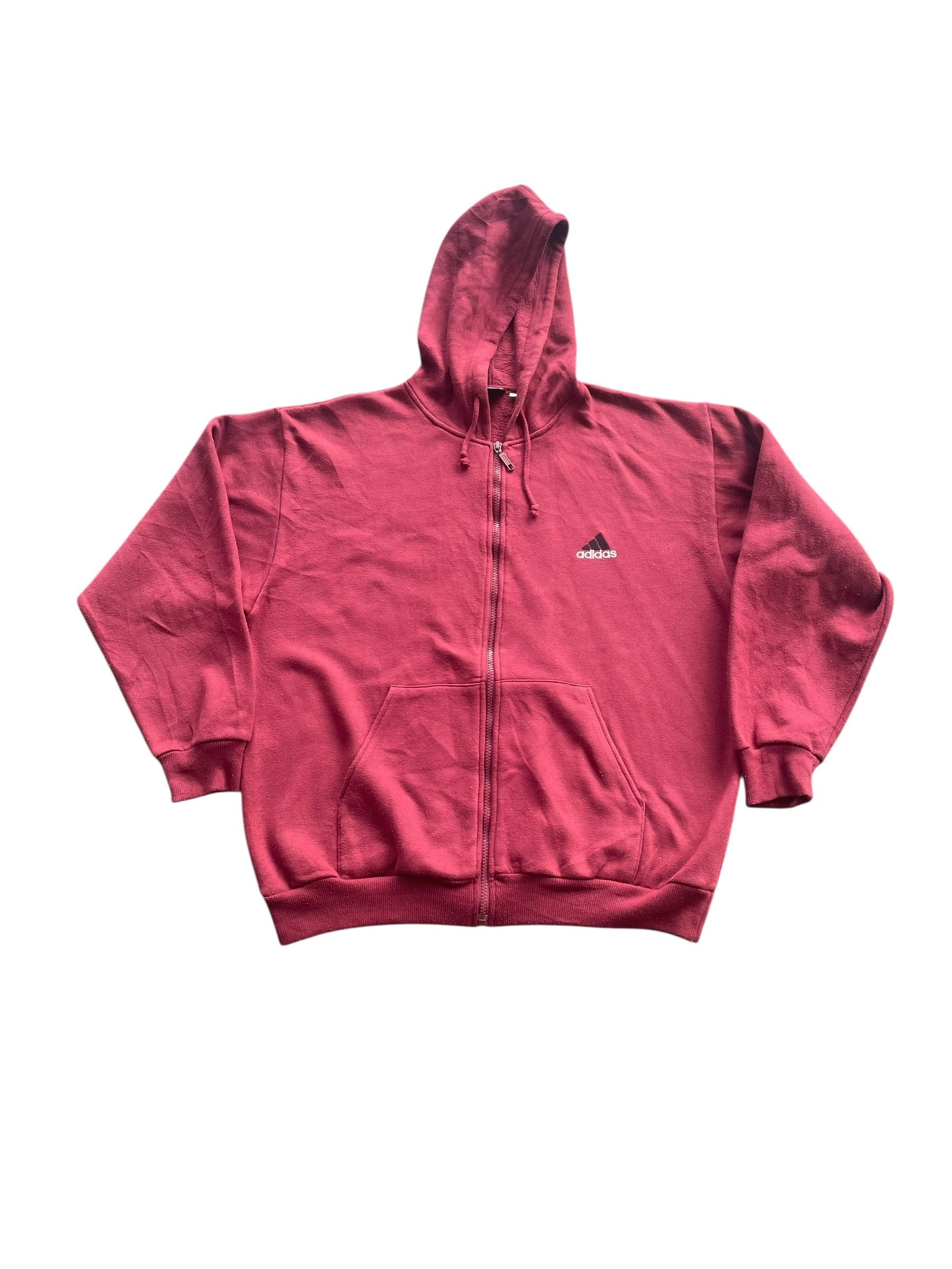 Adidas Vintage Adidas Hoodie Size US L / EU 52-54 / 3 - 1 Thumbnail
