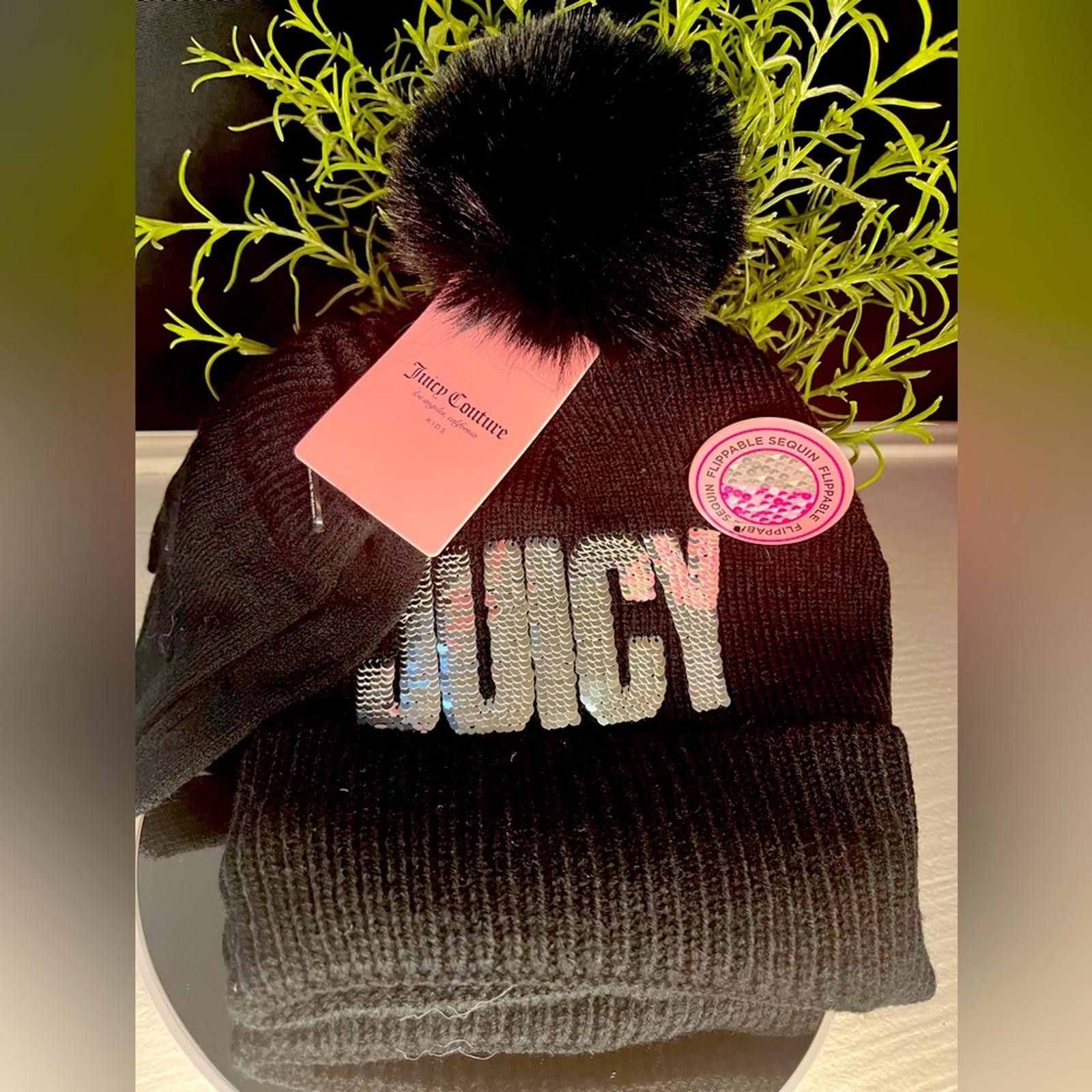Juicy Couture Jeans Juicy Couture Sequin Beanie And Glove Set NWT Size ONE SIZE - 1 Thumbnail