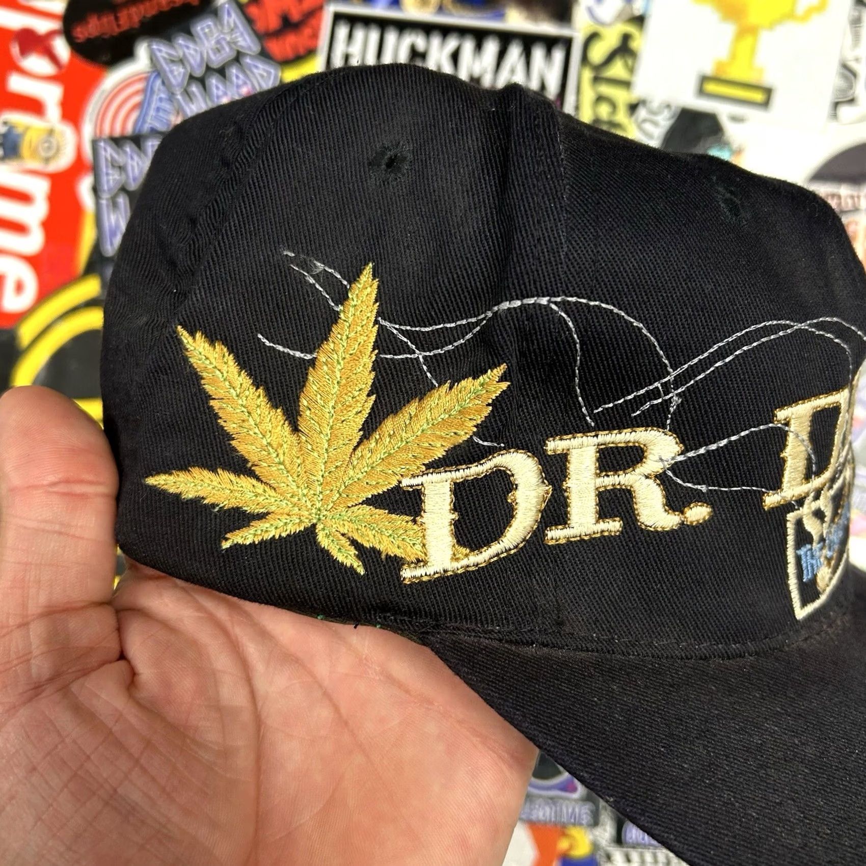 Vintage VINTAGE Dr. Dre The Chronic Rap Album Promo Music SnapBack Hat GEM 1992 90s Unisex Adults Black Adjustable One Size Fits Most Mens Womens Boys Girls Size ONE SIZE - 7 Thumbnail