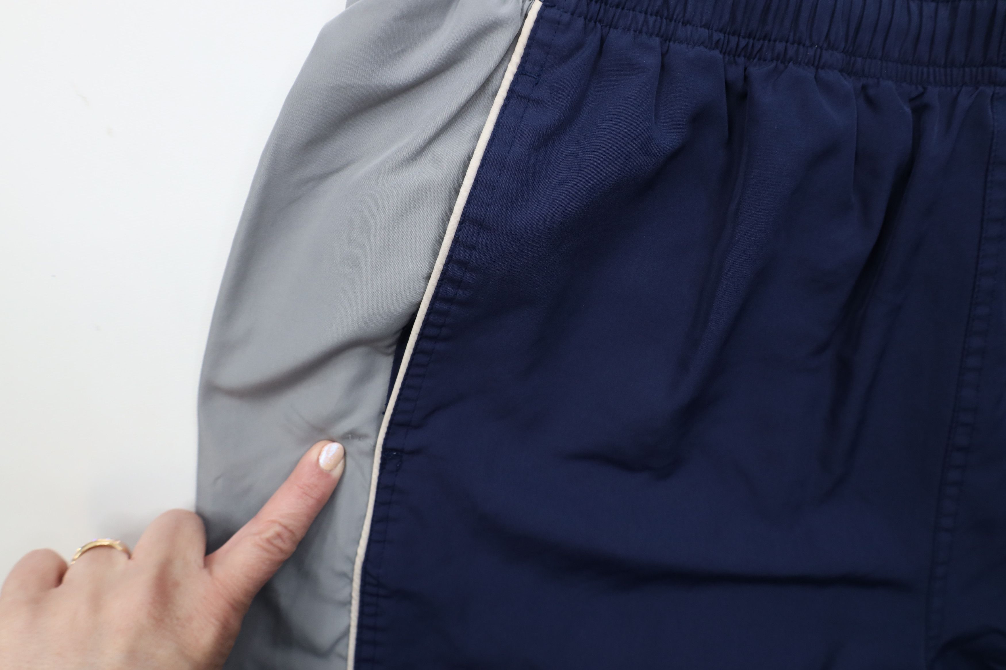 Reebok Vintage 90s Y2K Reebok Lined Joggers Jogger Pants Blue Size US 36 / EU 52 - 9 Thumbnail