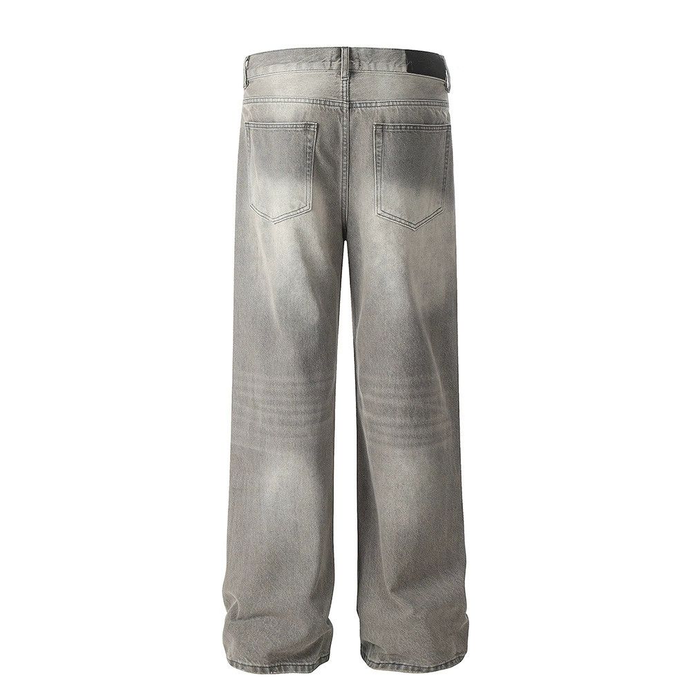 Vintage Men's American retro distressed washed gradient jeans Size US 32 / EU 48 - 2 Thumbnail