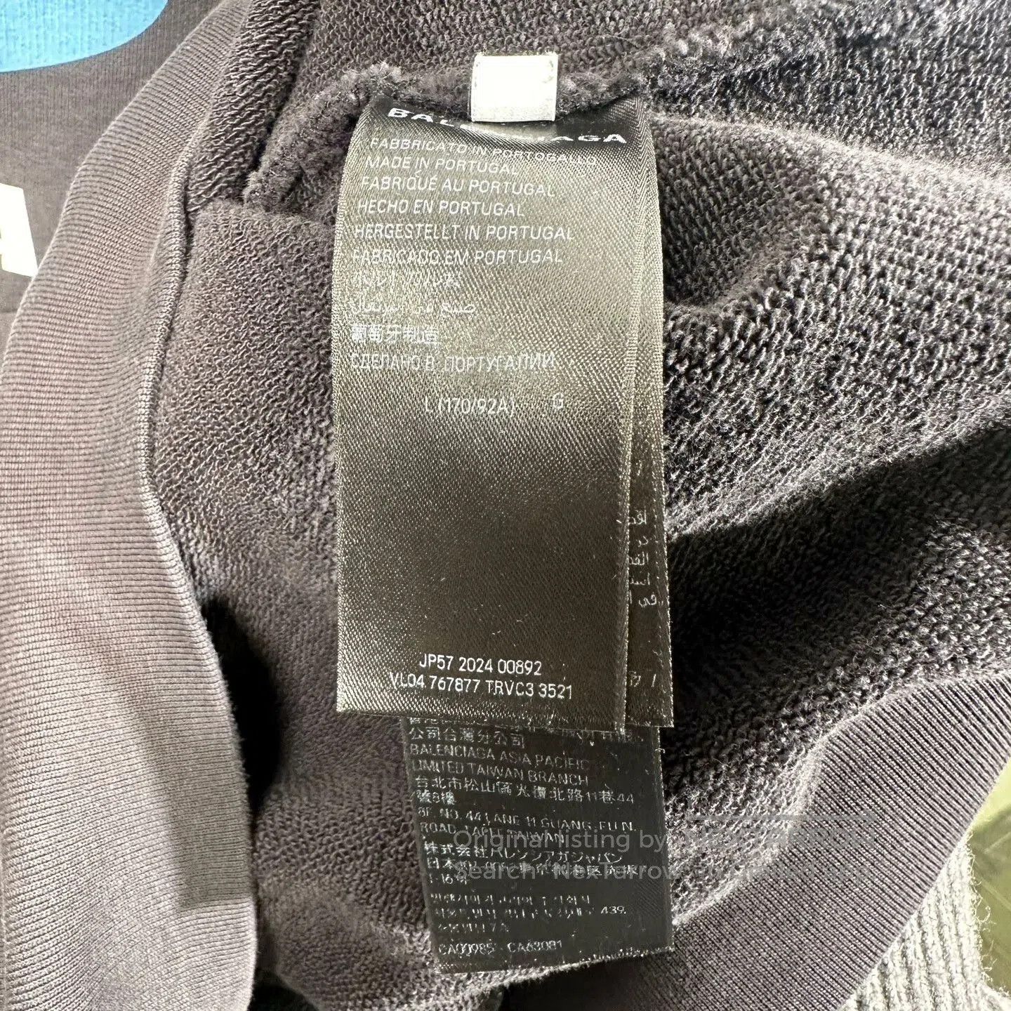 Balenciaga balenciaga black hoodie with logo. Size US L / EU 52-54 / 3 - 4 Thumbnail