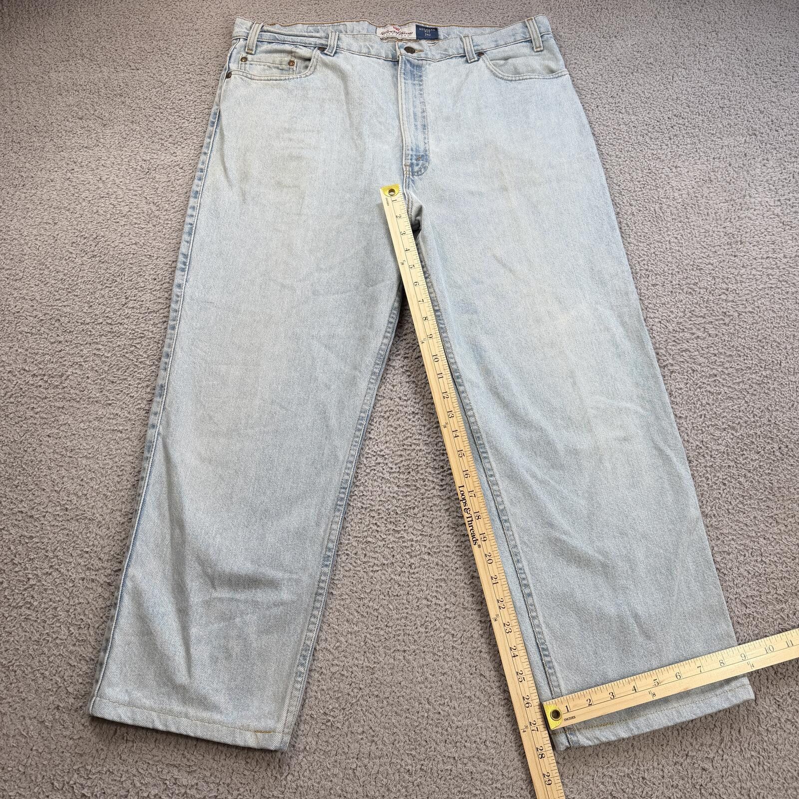 Levi's Levis 540 Jeans Mens 40x27 Relaxed Fit Light Wash Baggy Size US 40 / EU 56 - 4 Thumbnail