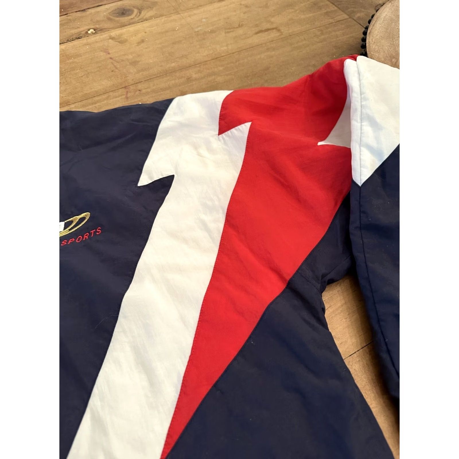Vintage VINTAGE 2005 Team USA Roller Figure Worlds Warm Up Jacket M Blue Red White Nike? Size US M / EU 48-50 / 2 - 4 Thumbnail
