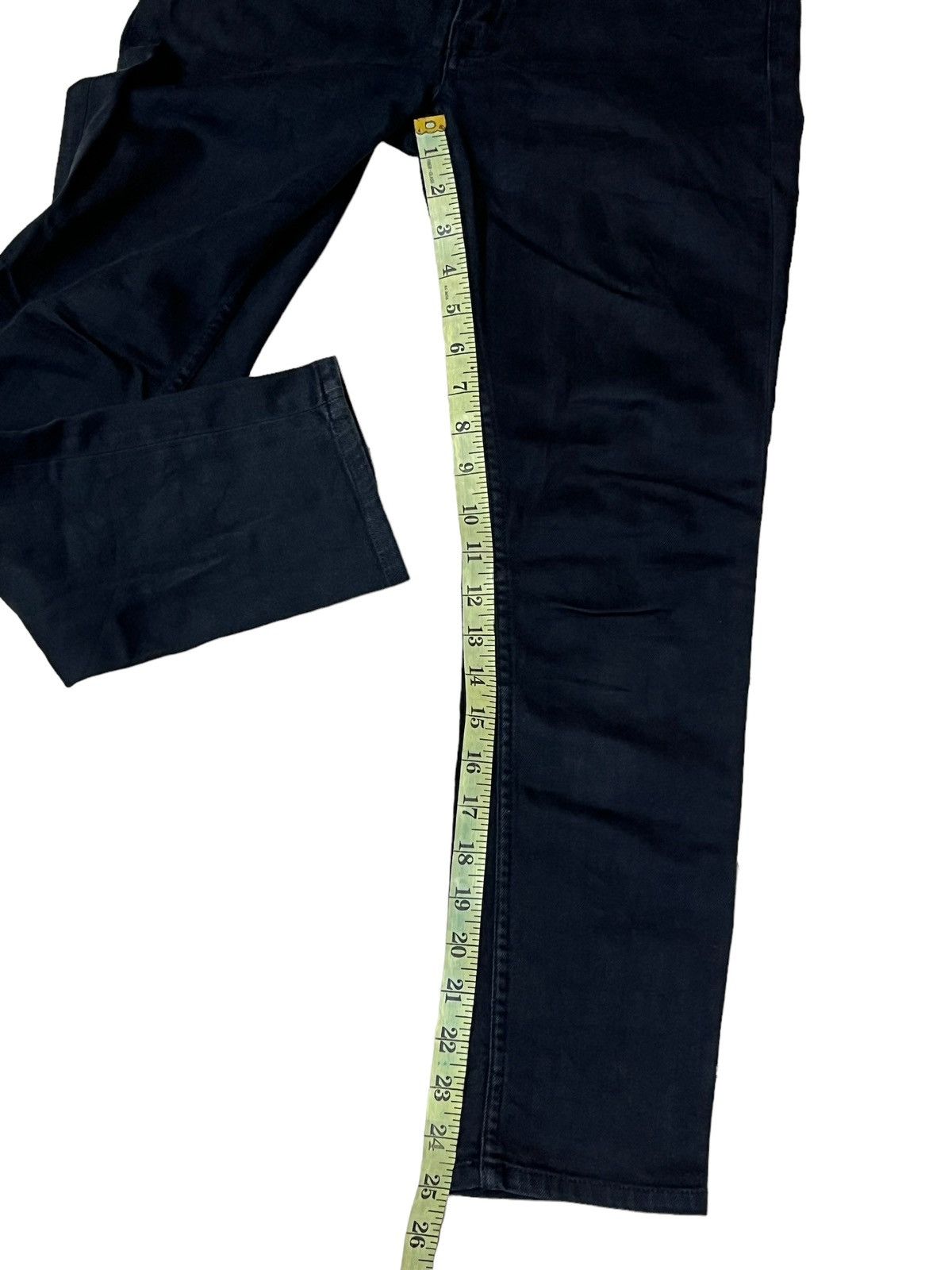 Acne Studios ACNE STUDIOS SUPER BLACK SLIM FIT JEANS Size US 28 / EU 44 - 12 Thumbnail