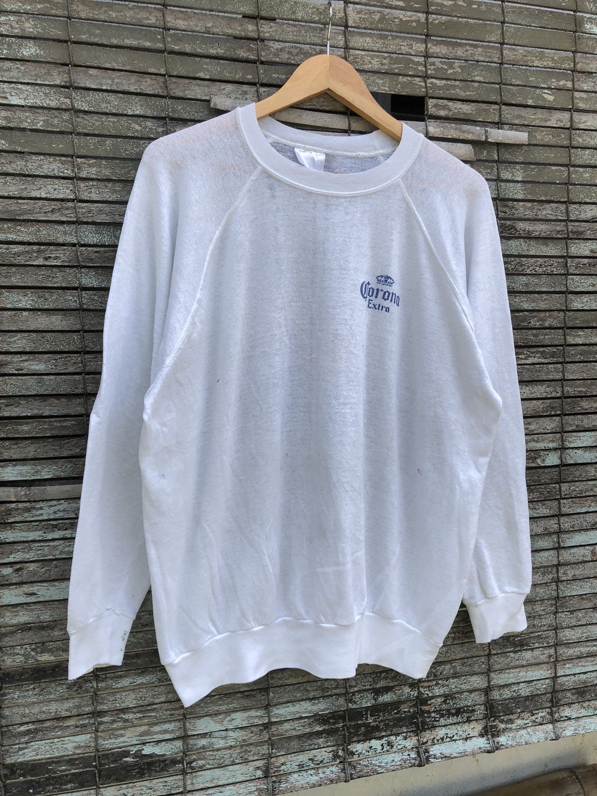 Vintage Vintage Distressed Corona Extra Sweatshirts Size US XL / EU 56 / 4 - 14 Thumbnail