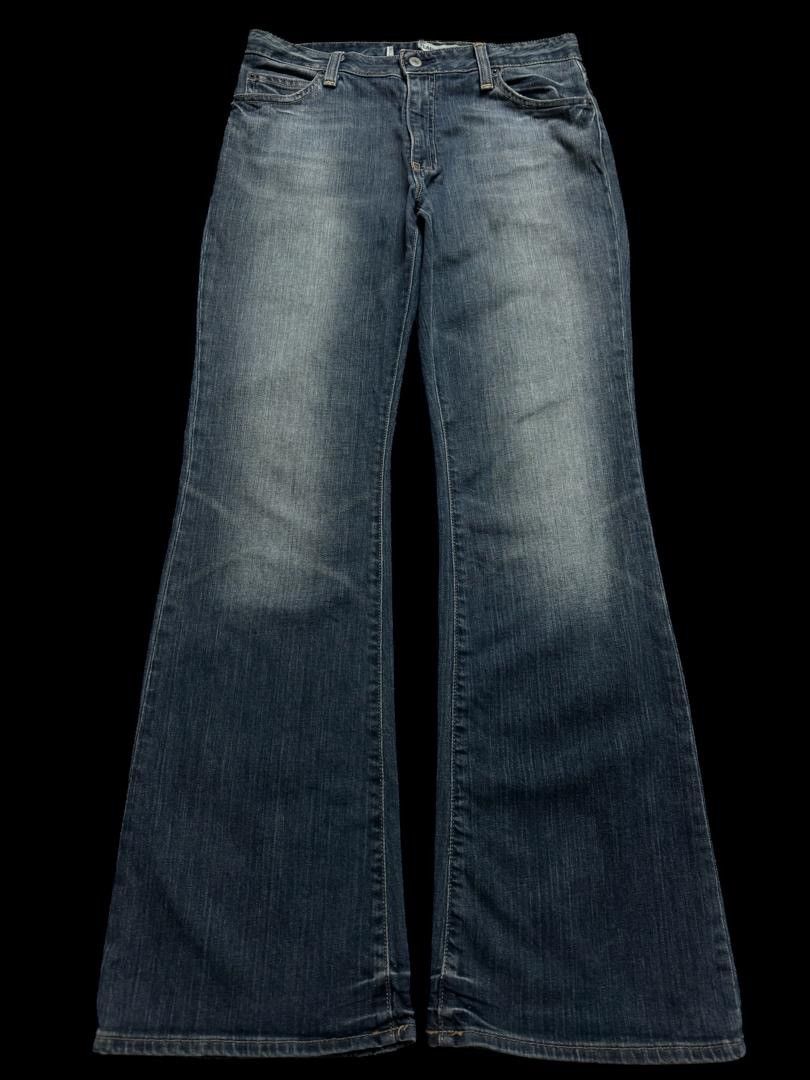 Vintage FLARED 90’S Style Gap Mudwash Distressed Flare Denim Jean Size US 30 / EU 46 - 1 Thumbnail