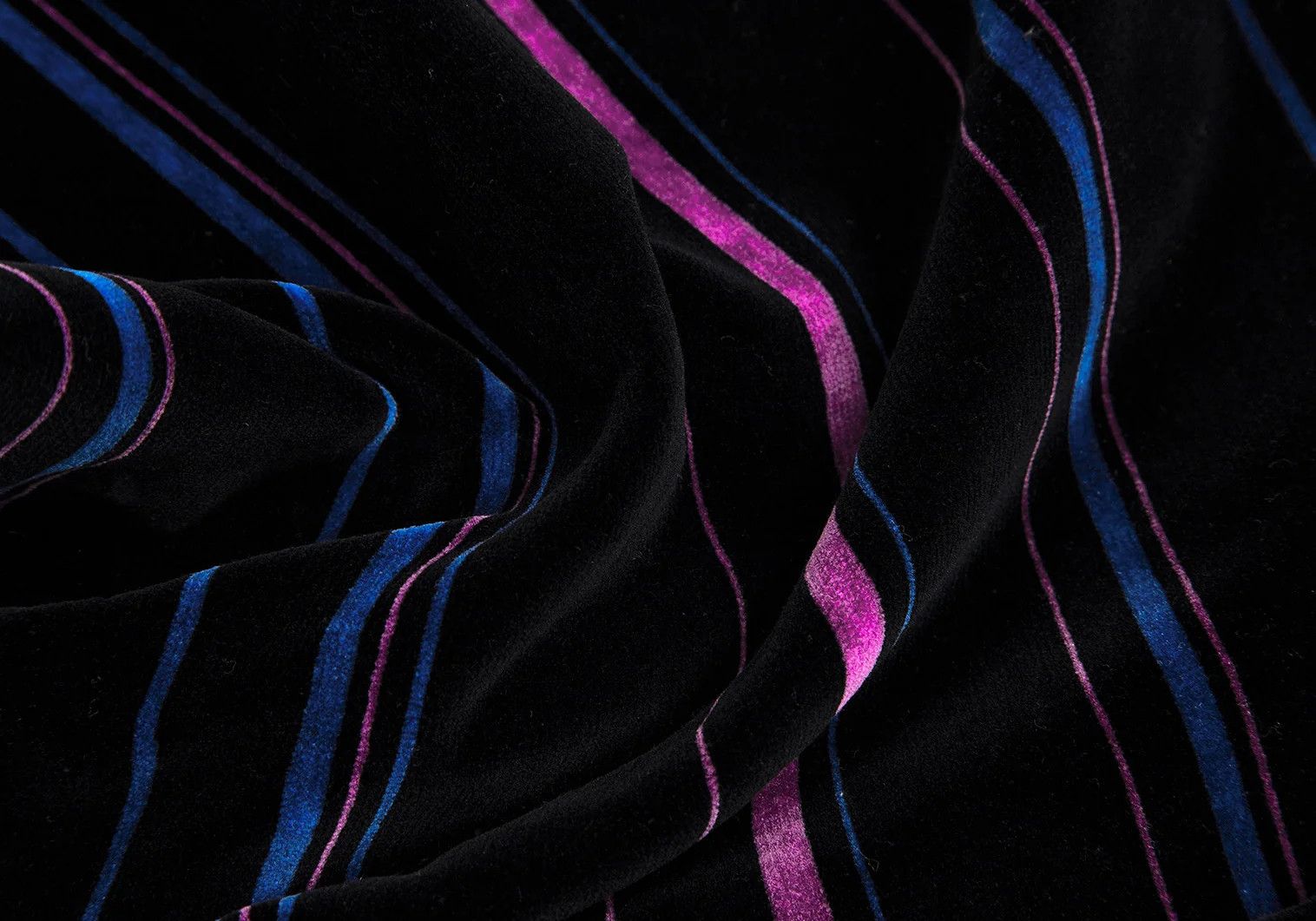 Yohji Yamamoto Yohji Yamamoto Velvet Multi-Stripe Tapered Pants Size US 30 / EU 46 - 17 Thumbnail