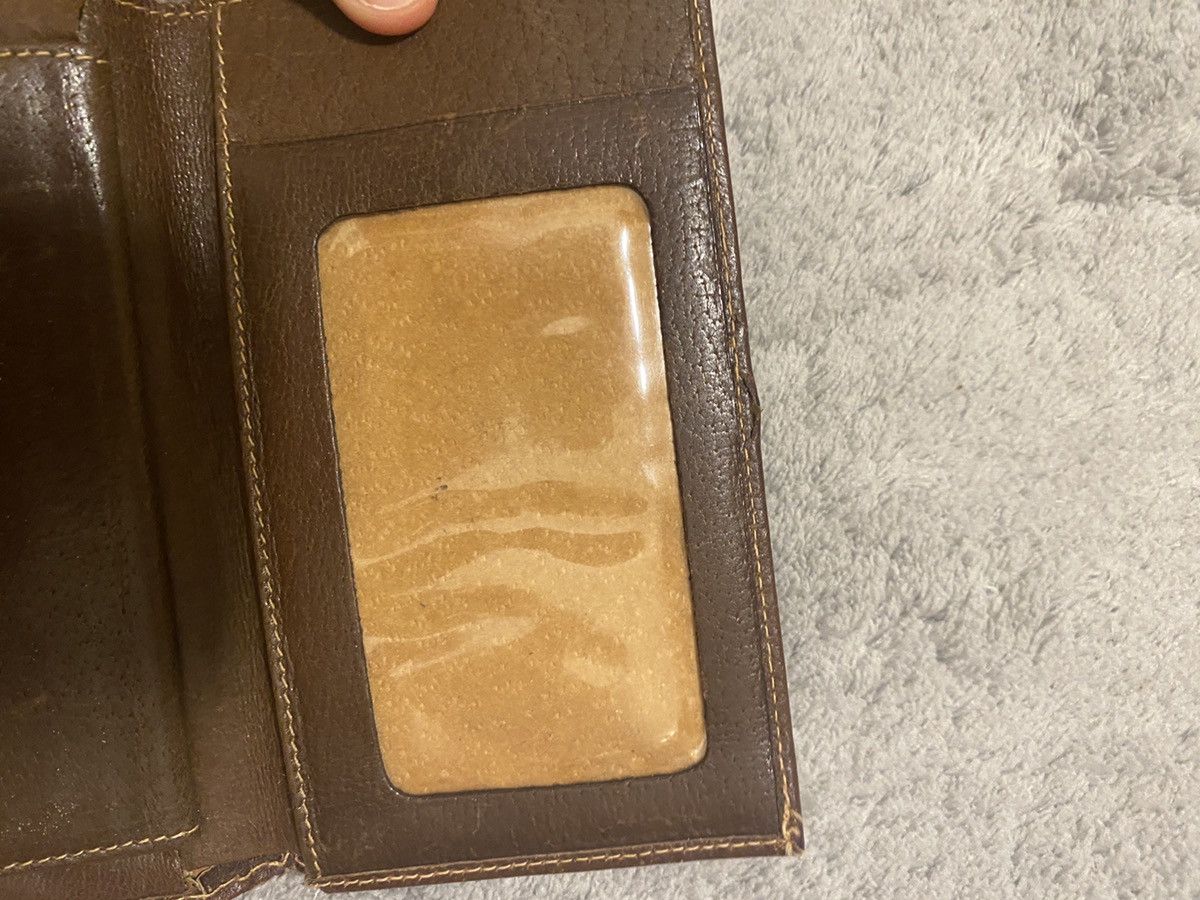 Gucci Gucci Brown Leather Vintage Wallet/Coin Purse-Large Size 30 - 12 Thumbnail
