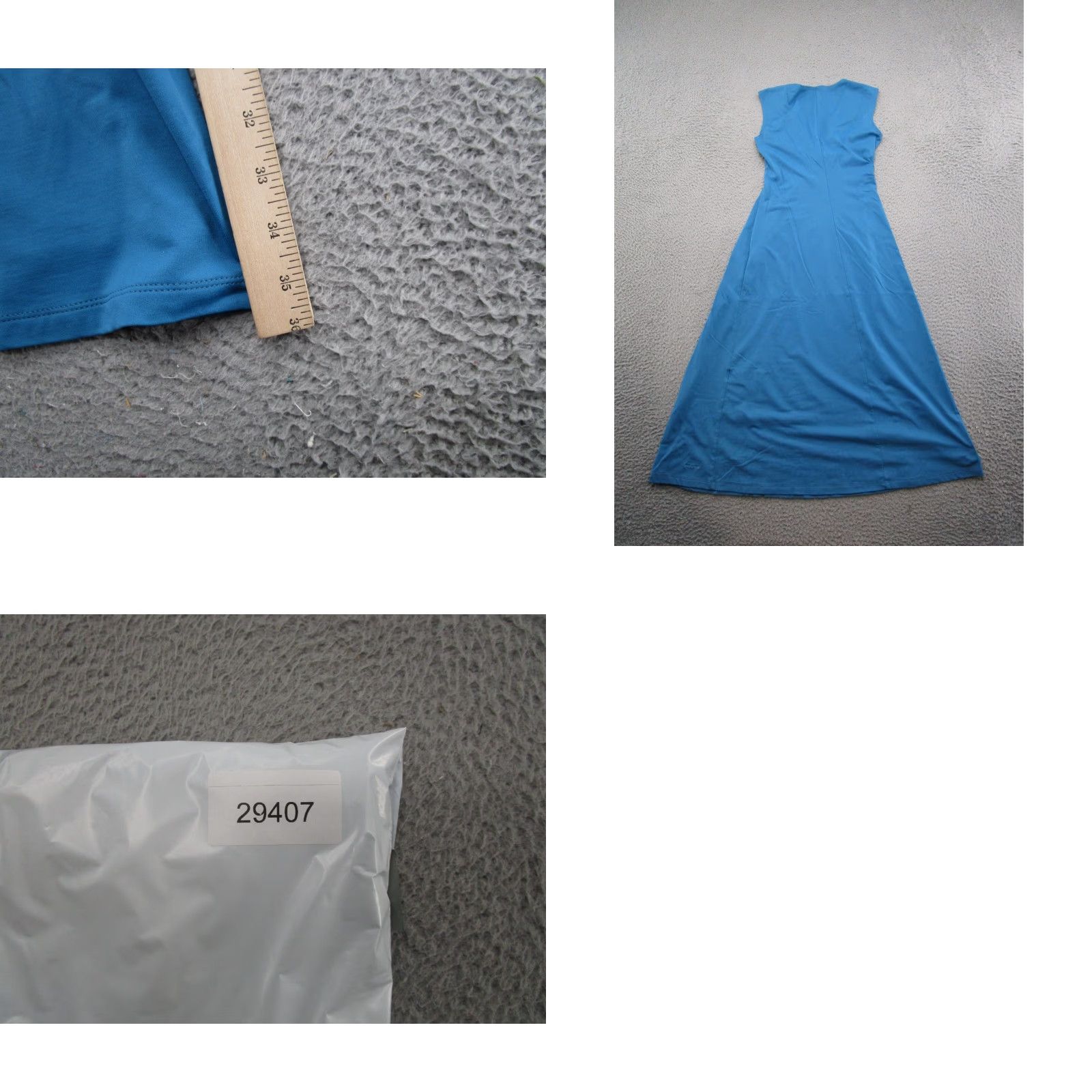 Patagonia Patagonia Dress Women's Long A-Line Sleeveless Blue Nylon Spandex Beach Stretch V-Neck S Twist Front Casual Beachwear Size S / US 4 / IT 40 - 8 Thumbnail