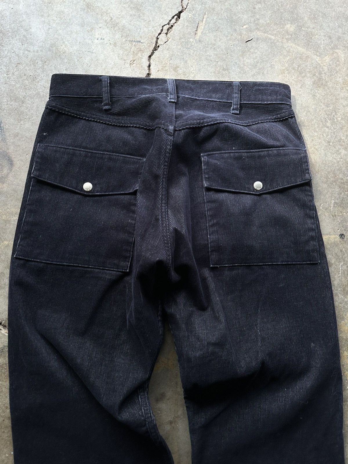 Other navy corduroy mmswlabs front pocket trousers Size US 32 / EU 48 - 4 Thumbnail