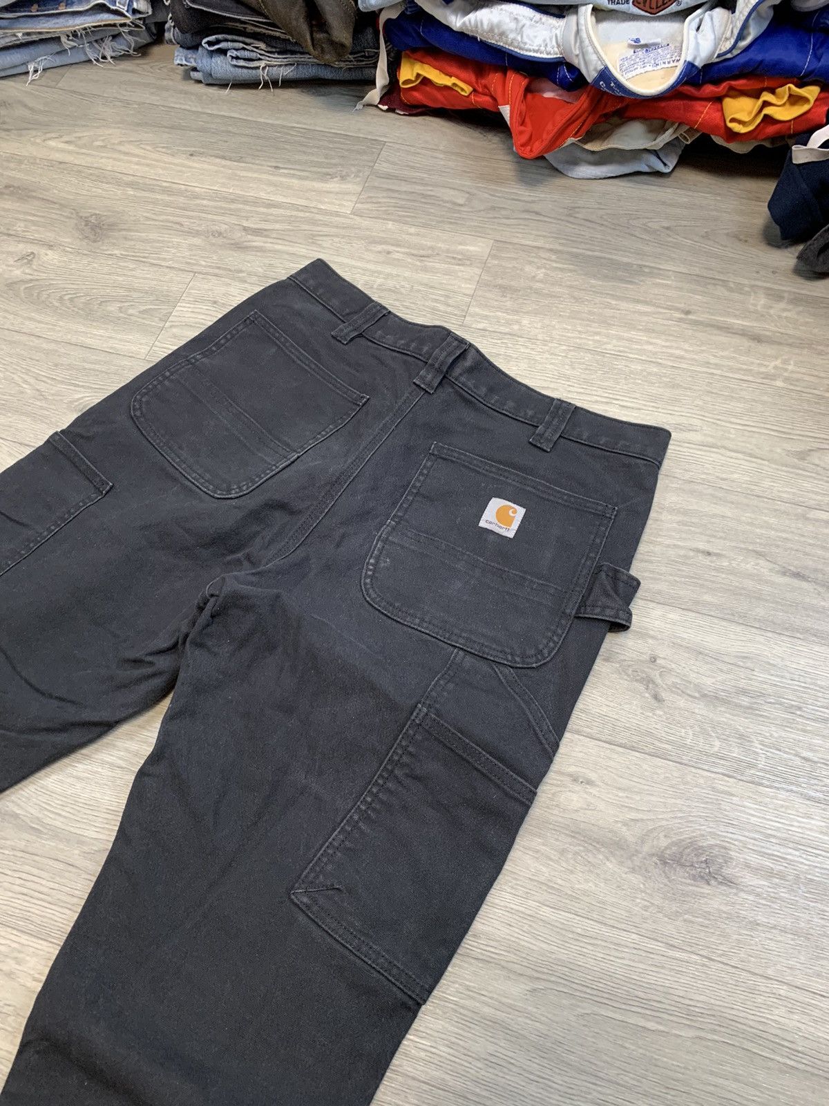 Carhartt Carhartt cargo straight fit denim pants Size US 33 - 3 Thumbnail