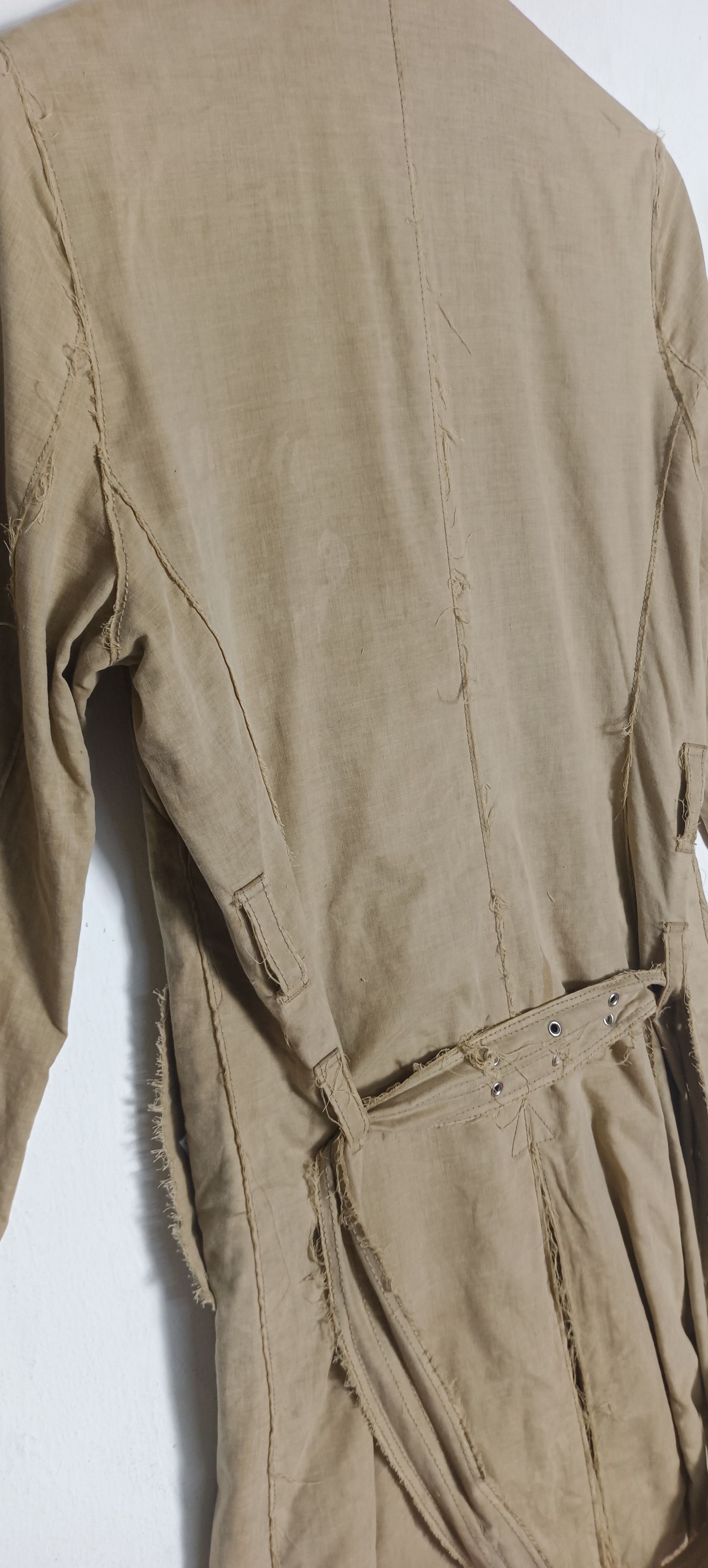 Burberry Design Rare 🔥Burberry Trench Coat design hairy thread Size US XS / EU 42 / 0 - 9 Thumbnail