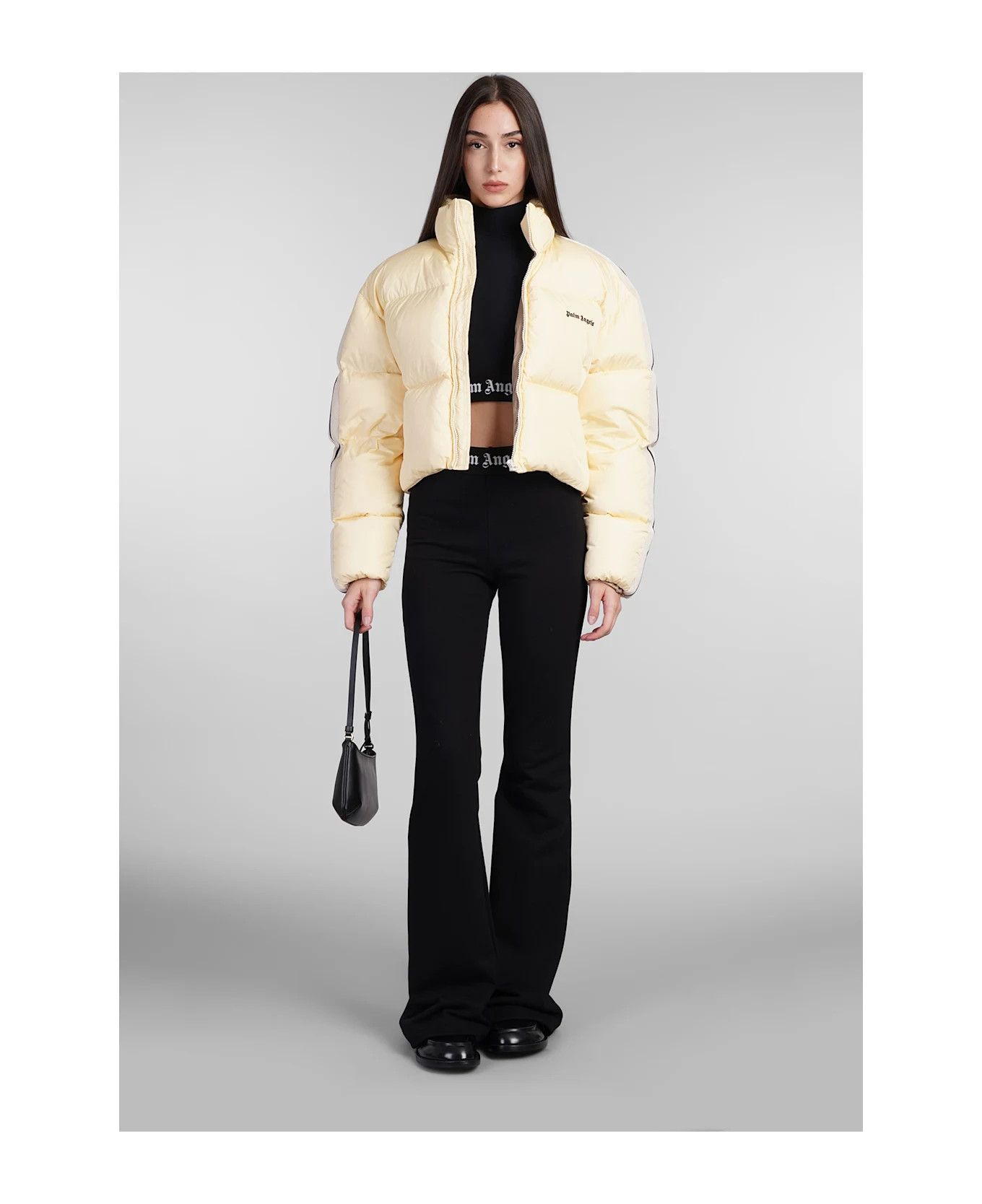 Palm Angels o1y1125 Shell Jacket in Pastel Yellow Size L / US 10 / IT 46 - 2 Thumbnail