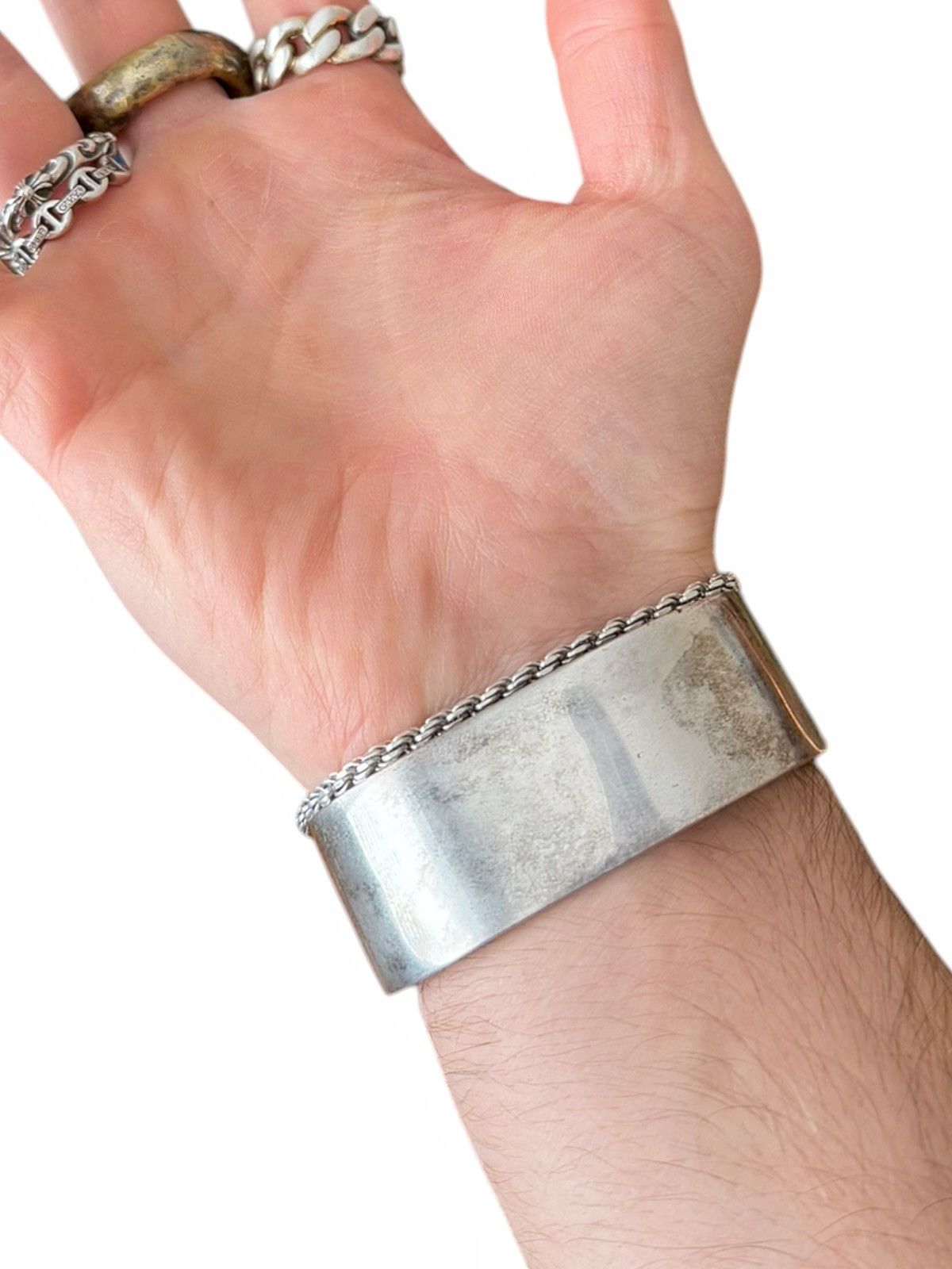 Rick Owens 2010? Single Cuff Metal Bracelet Size ONE SIZE - 11 Thumbnail