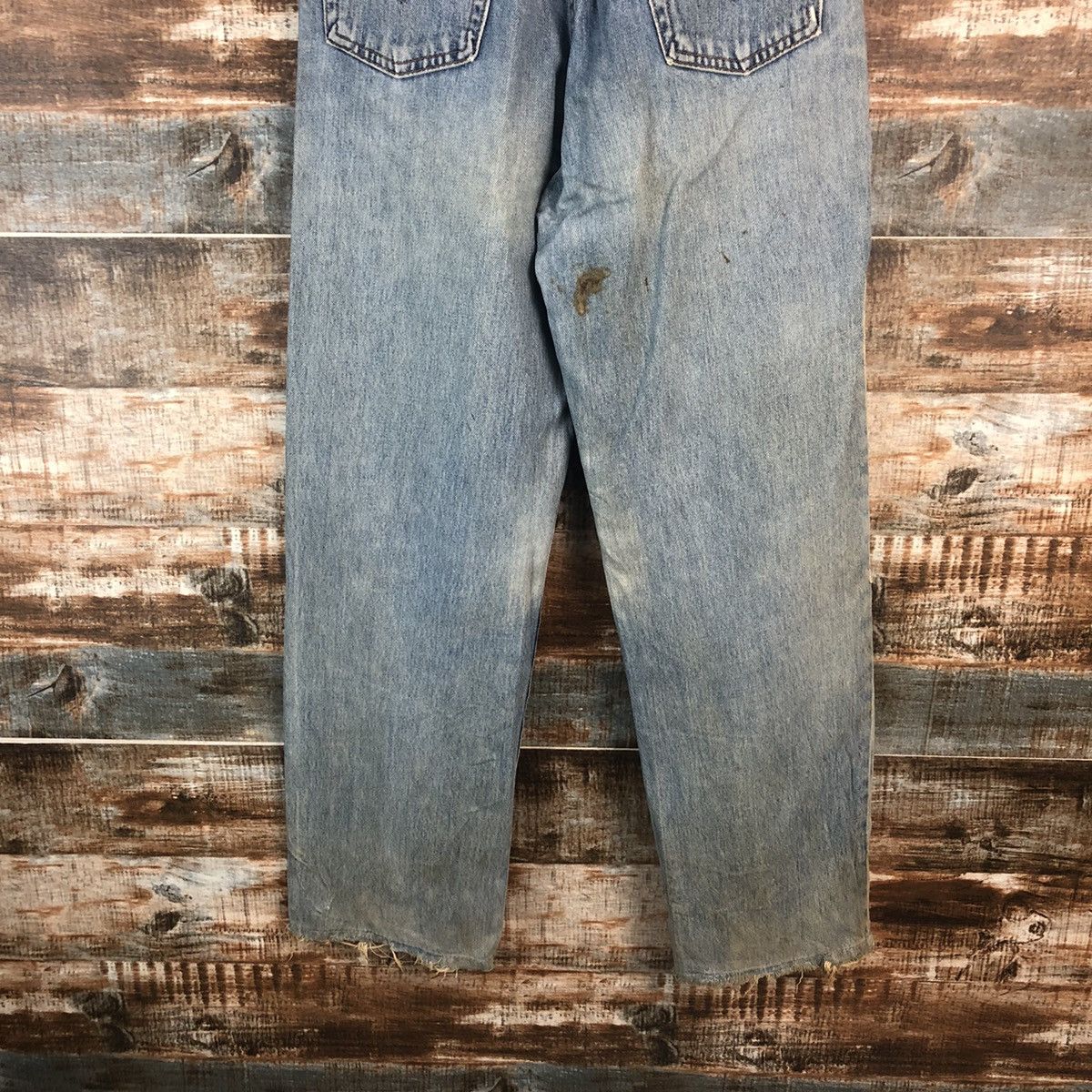 Levi's 509 Levis Blue Distressed ripped Denim Pants #A2102 Size US 28 / EU 44 - 20 Thumbnail