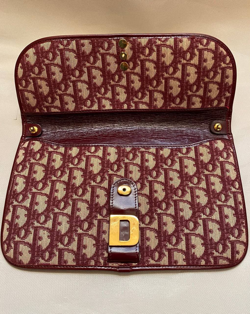Christian Dior Monsieur × Dior 👜 Vintage Christian Dior Monogram Clutch very rare Size ONE SIZE - 3 Thumbnail