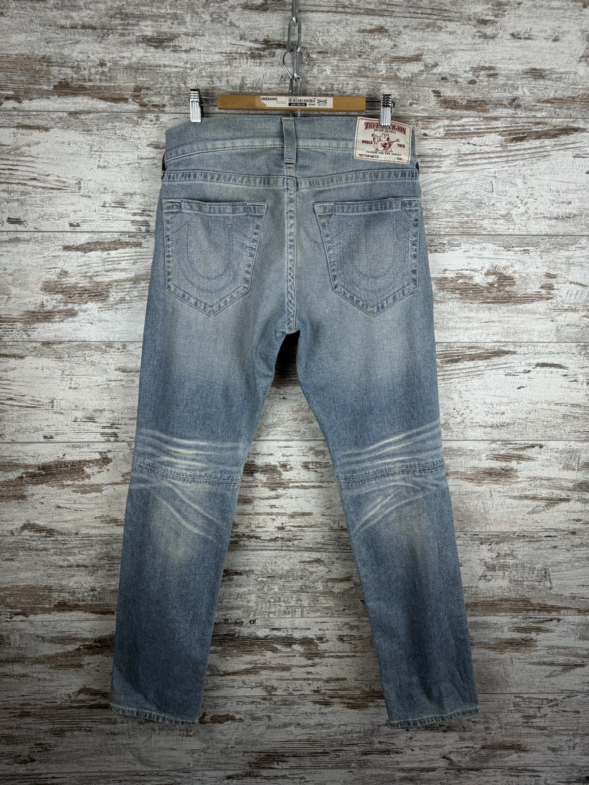 Japanese Brand × True Religion Mens True Religion SKINNY MOTO NATURAL SN jeans denim y2k Size US 33 - 1 Thumbnail